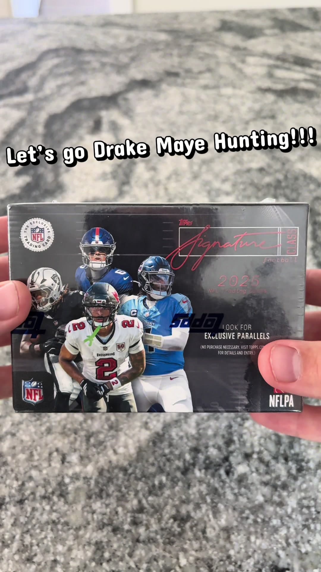 Drake Maye Hunting in 2025 Topps Signature Class Football! • • • #sportscards #sportscardshows #sportscardsandmemorbilia #cardcollector #car