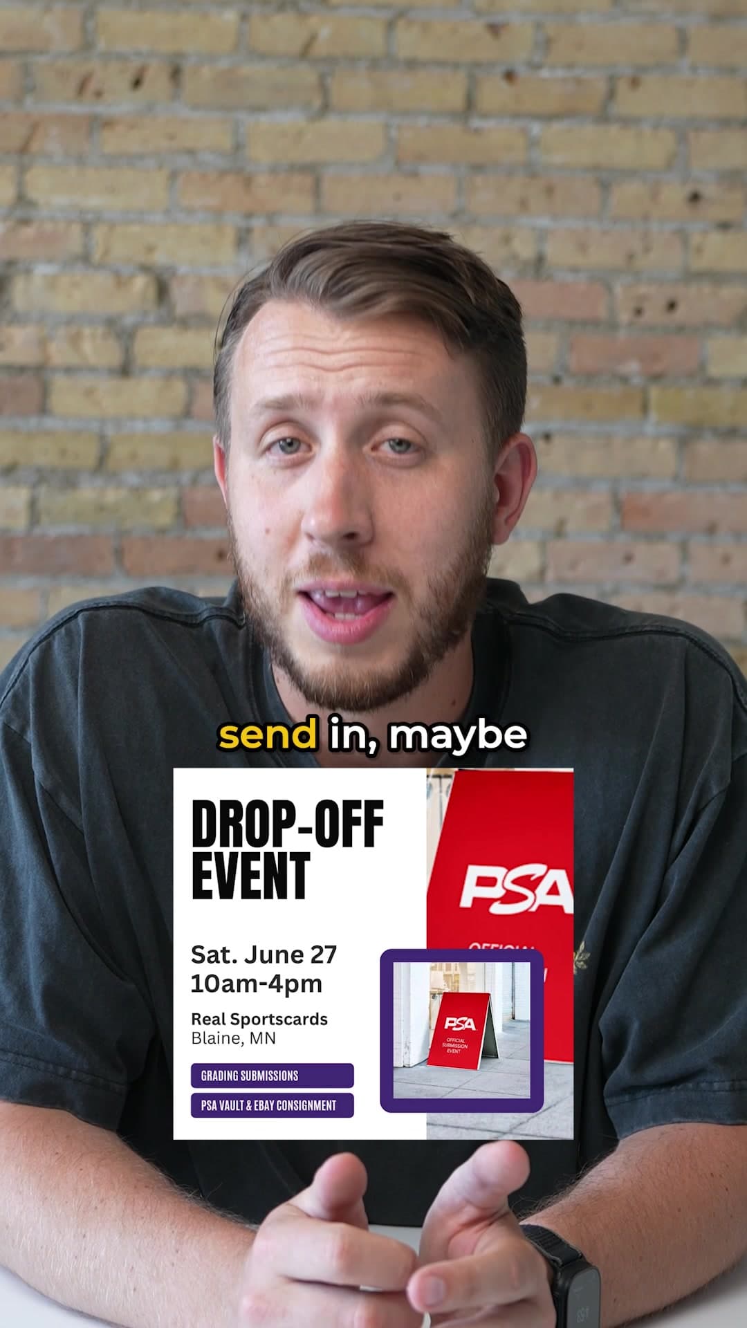 Join us on June 27th at our store in Blaine for a PSA Drop-Off event! 🚨 At this event you can submit your collectibles directly to PSA. Whe
