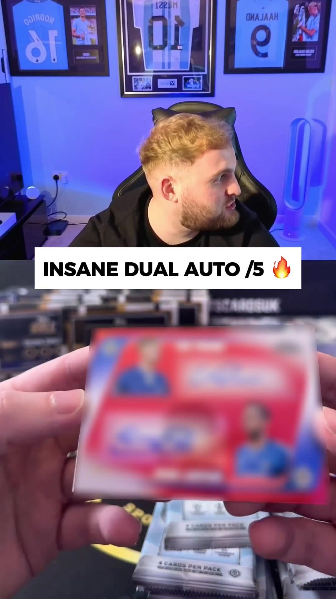 Huge pull from Matty 💥 Dual auto Cole Palmer x Frank Lampard /5 👀 #football #cards #sportscards #topps #panini