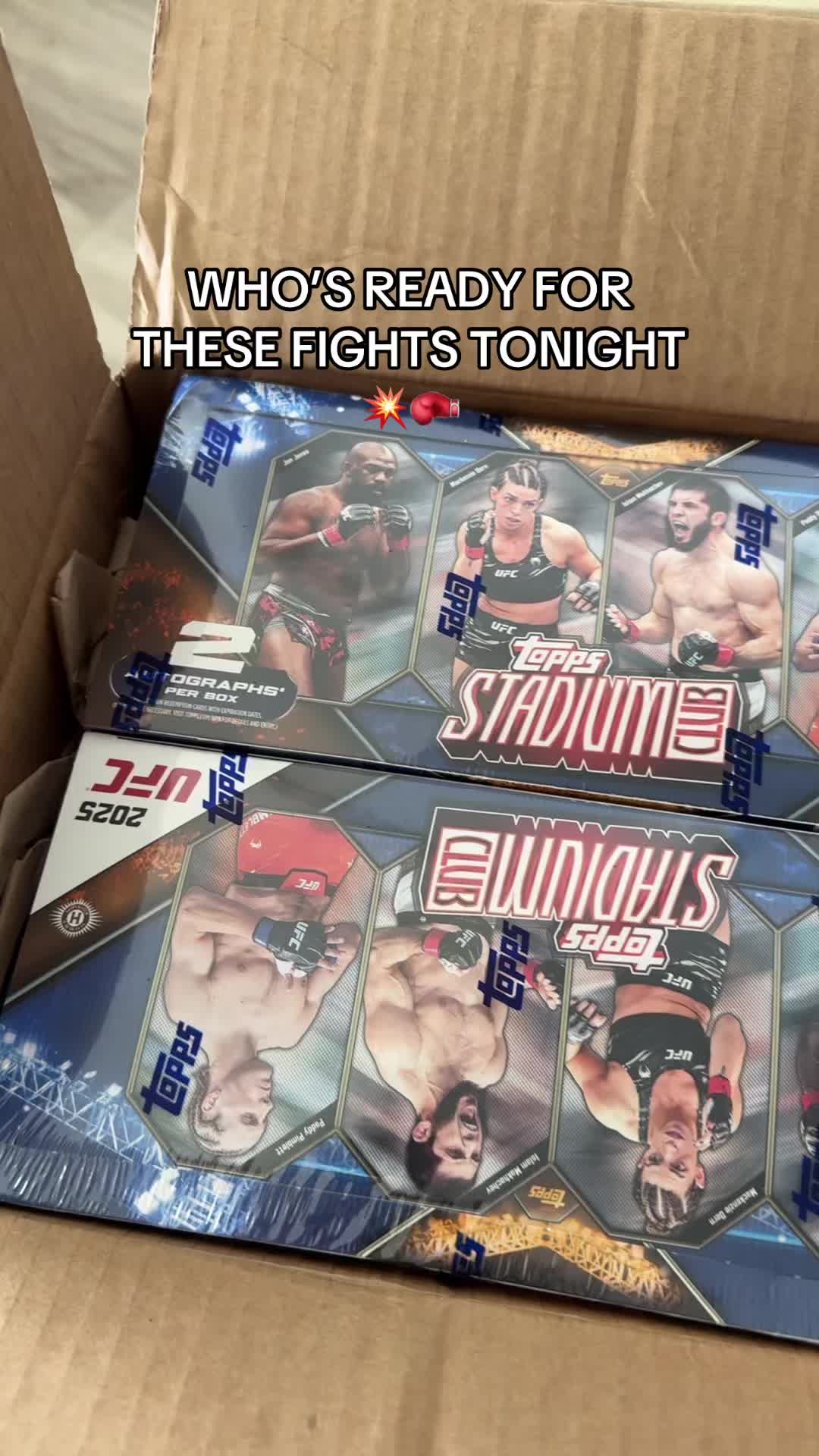 The New Topps UFC Stadium Club is here 🚨 I’m live every night but you can always find everything in the shop on my profile 💥 #ufc #ufcedi