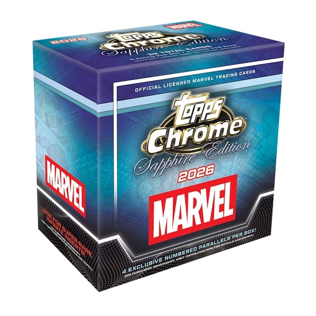 2026 Topps Chrome Sapphire Marvel Comics