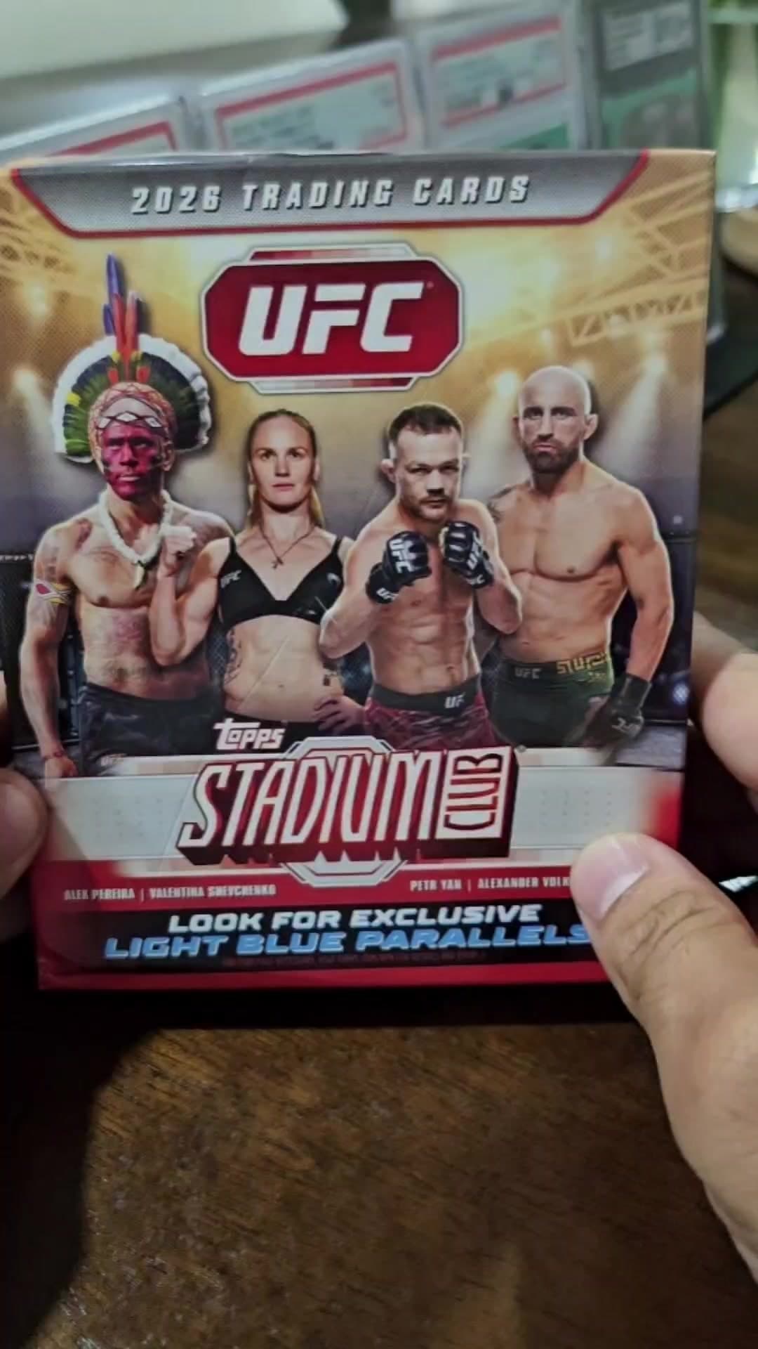 TOPPS STADIUM 2026 CAJA CON 60 CARTAS #UFC #TOPPSSTADIUM #CARDS #TOPPS #MMA