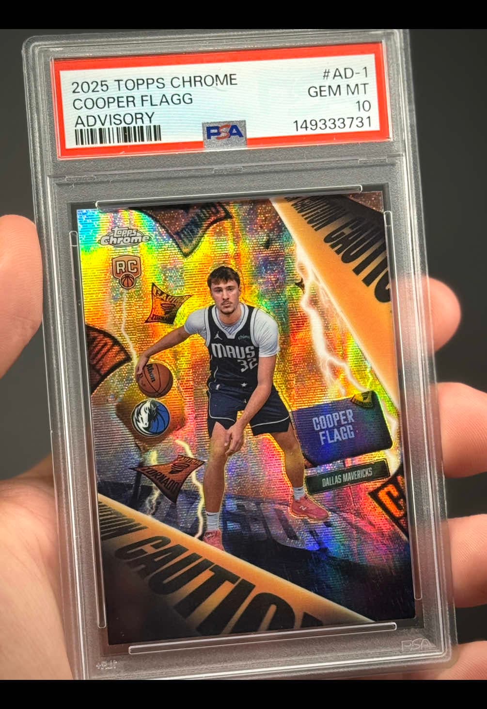 PSA Grade Return - 5 Cooper Flagg Cards 🔥 #cooperflagg #NBA #toppschrome #basketballcards #sportscards