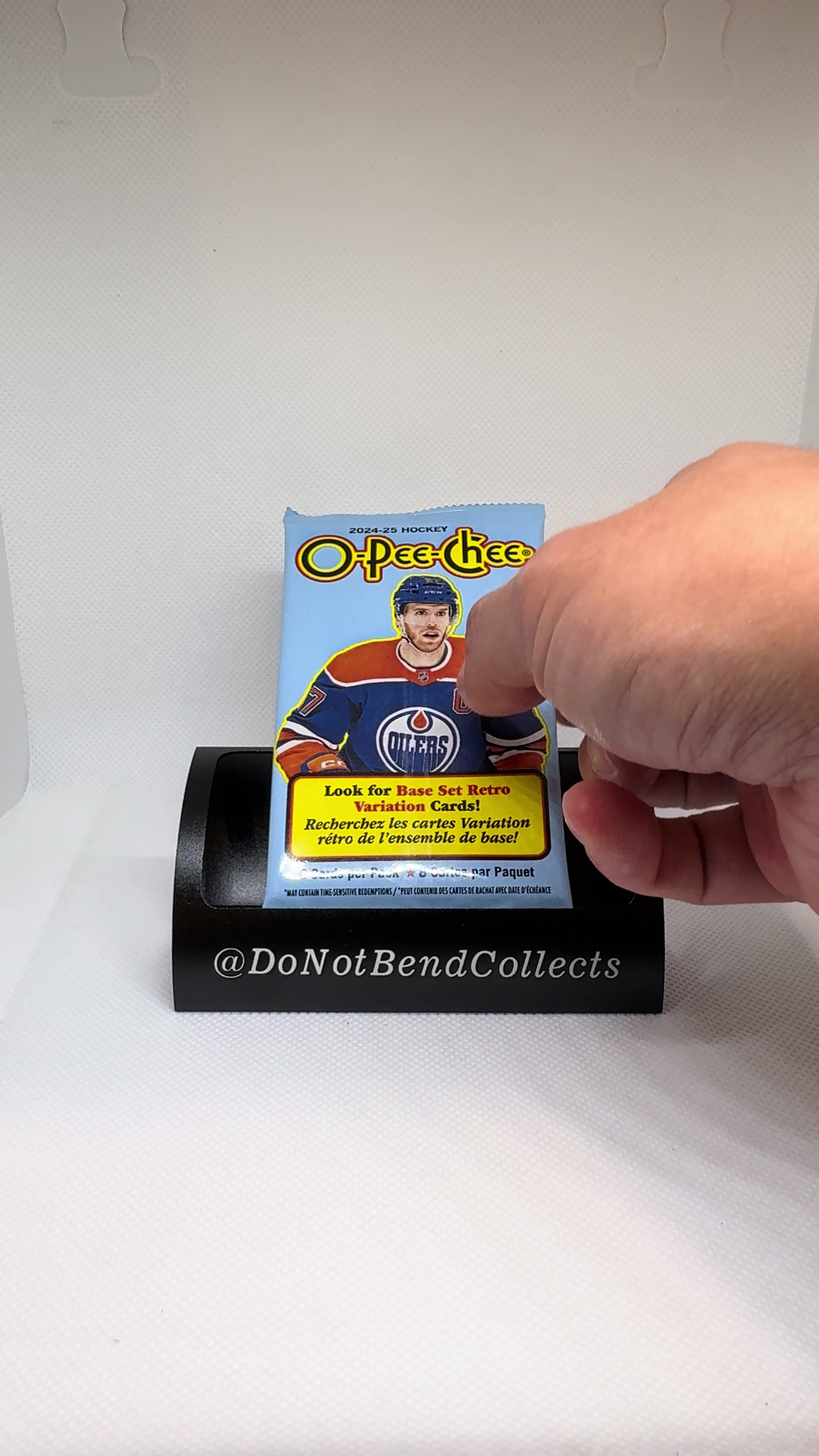 Ripping a pack of 2024-25 OPC Hockey. Let’s see what I pull! 👀 #upperdeck #opeecheehockey #packrip #packrips #openingpacks