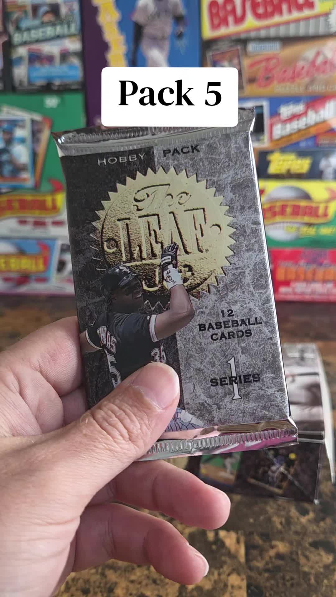 1994, Donruss, Leaf, Baseball, Packopening, Fyp #MLB #baseballcards #thehobby #packopening #fyp