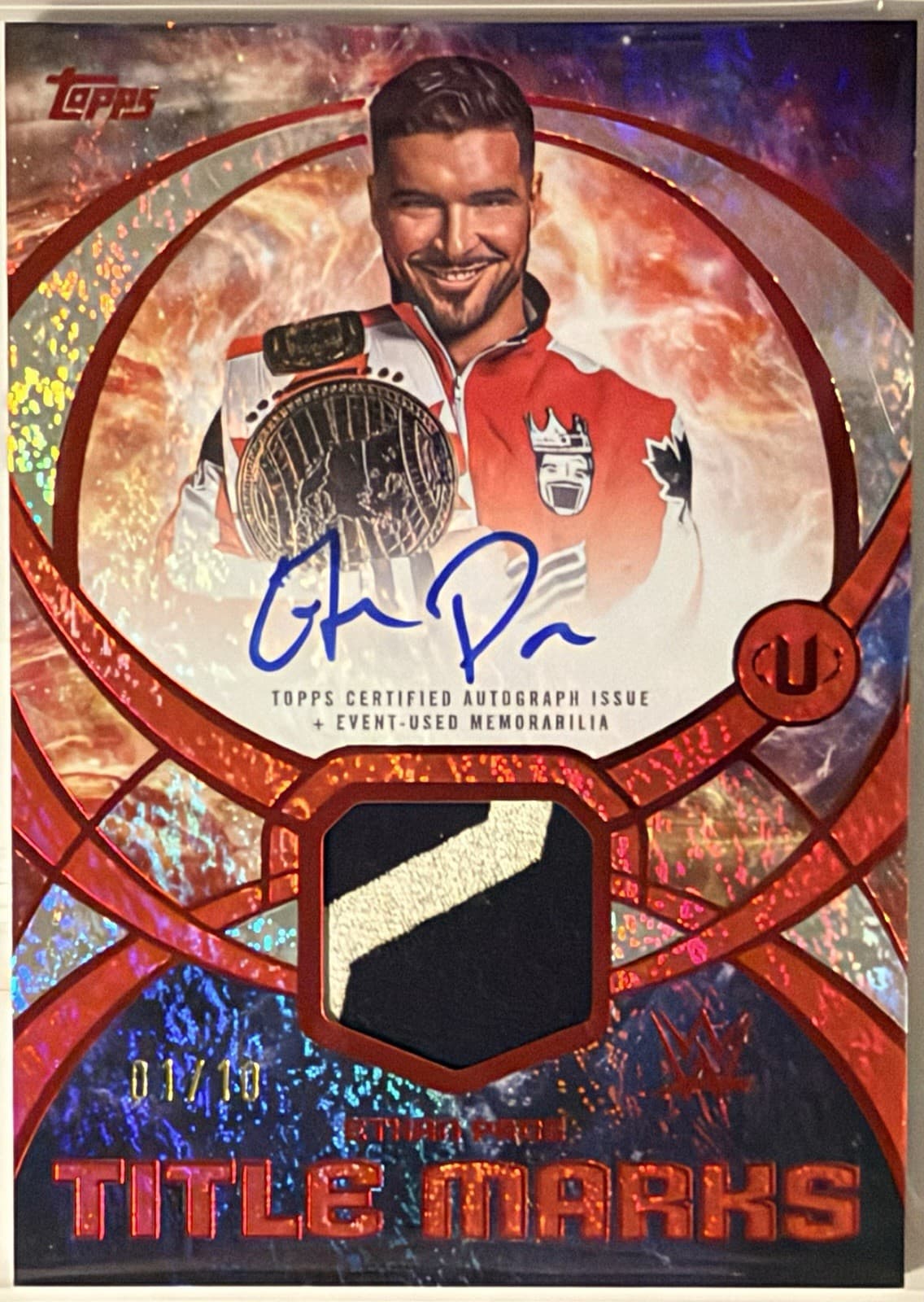 Red parallel /5 autographs