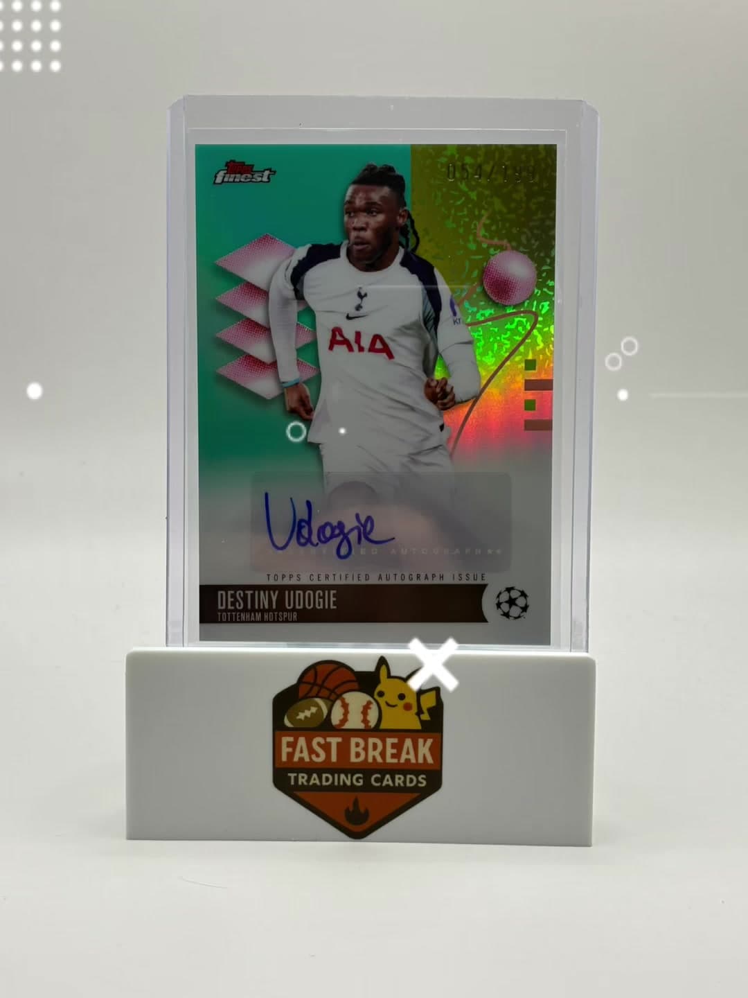 The wait is over… 2025/26 Topps Finest UEFA has landed at Fast Break! 💥 🏆 2 Autographs per Hobby Box ⭐️ Europe’s biggest clubs 💎 Stunning