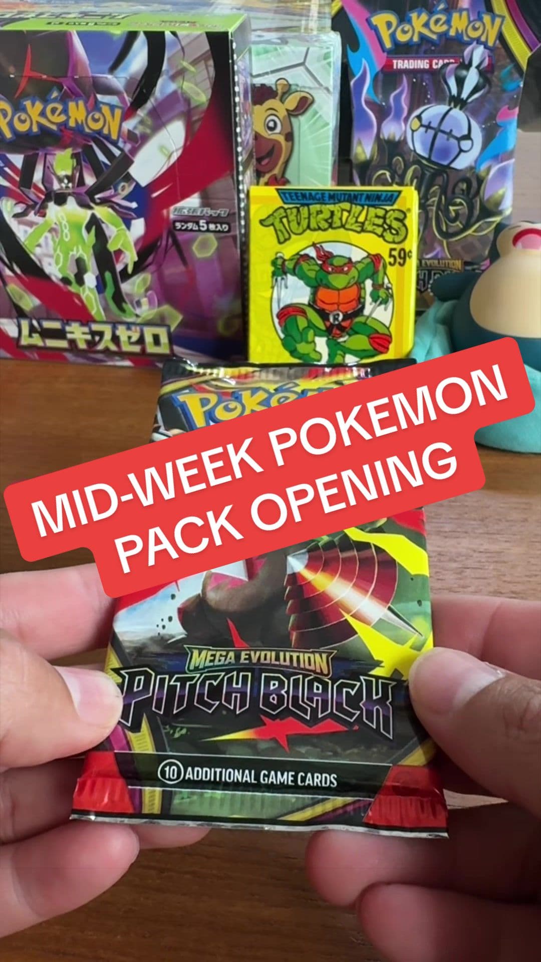 Time for a little Pitch Black Pokemon action… a little mid-week pokemon pack opening. Haven’t really hit anything great yet… maybe today’s t