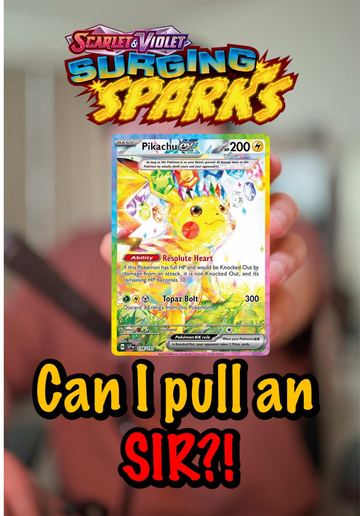 Opening Surging Sparks, can I pull my first SIR?!
•
@Pokémon Company Int’l
@Pokémon/ポケモン【公式】
•
#surgingsparks
#pokemoncards
#pokemonpac