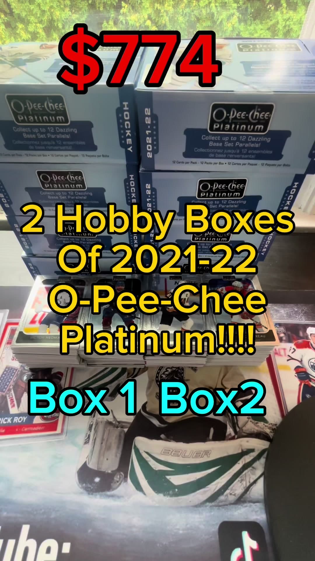 In 2026 let’s see if we can turn the controversial 2021-22 O-Pee-Chee Platinum into a profit. Let’s look at the first couple of boxes #fyp #