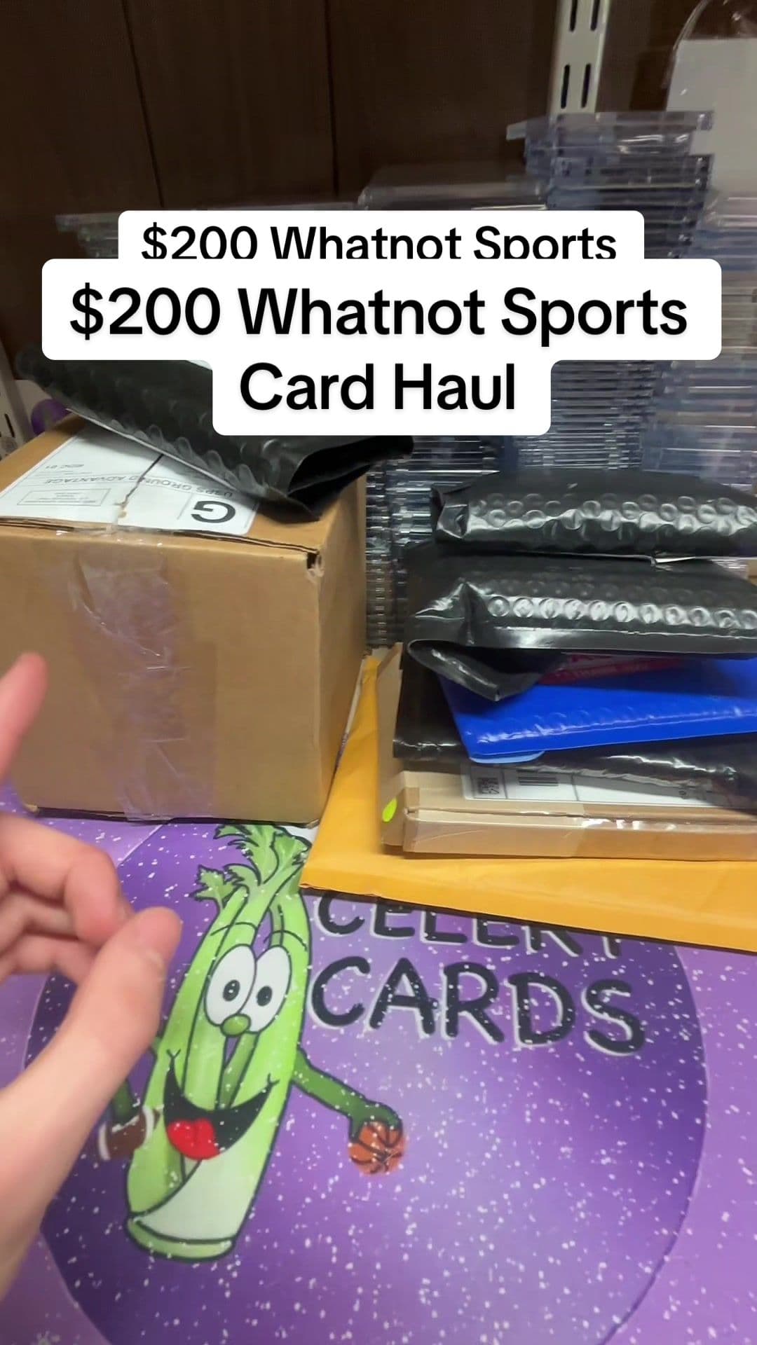 We bought $200 of sports cards on the Whatnot app and here is what we got! @whatnotsports #sportscards #footballcards #whatnothaul #whatnotp