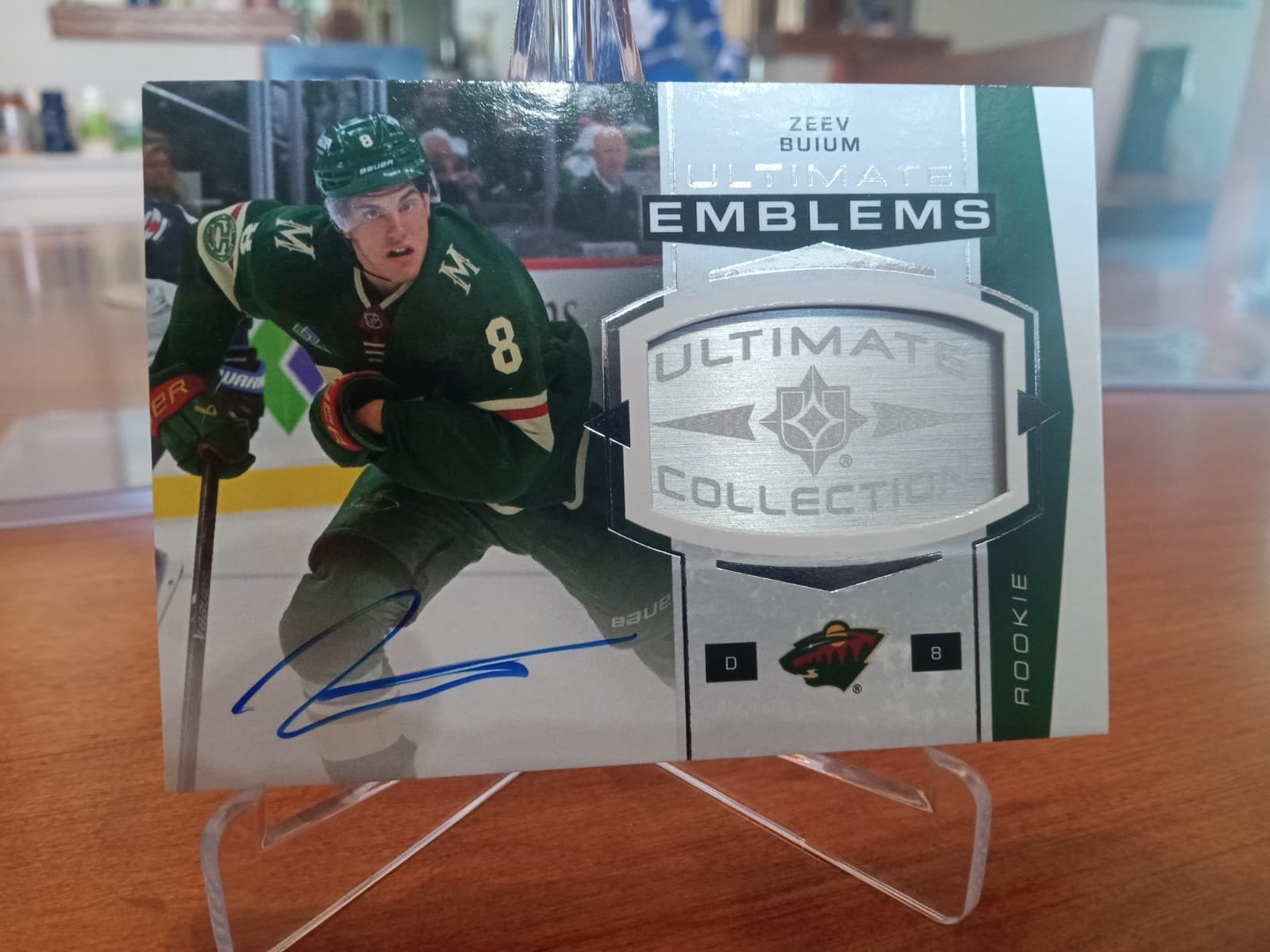 Zeev Buium Ultimate Rookie Signature