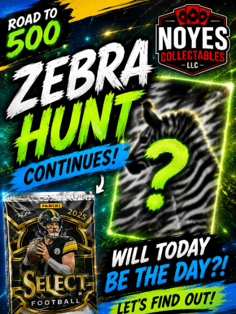 How close are we to finding that Zebra? 🦓👀 Another 2025 Panini Select Football pack is open! The hunt continues... what are you chasing fr