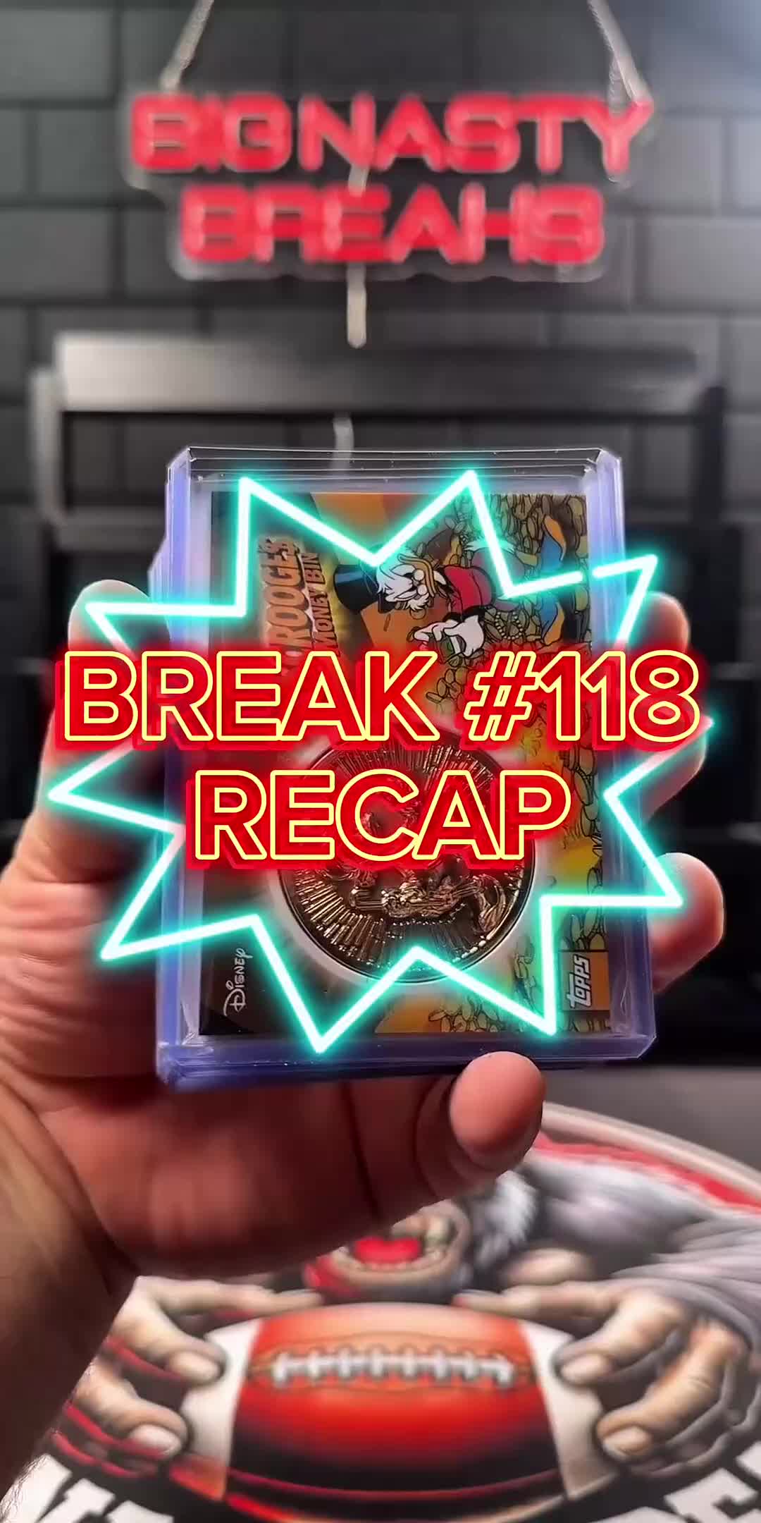 BREAK #118 RECAP
•
•
•
•
•
#bignastybreaks #disneychrome #toppschrome #disneybreaks #cardbreaks #disneycards #mickeymouse