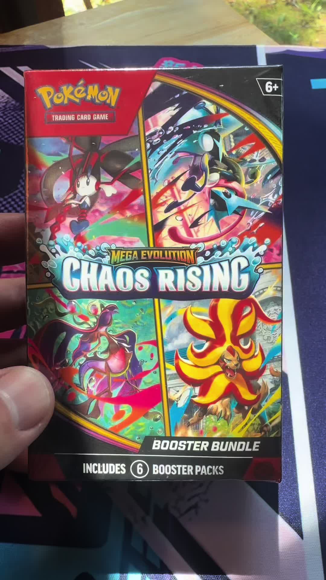 Another Chaos Rising booster bundle because apparently I enjoy suffering 😂 Still hunting the BIG ones… how many more bundles until we final