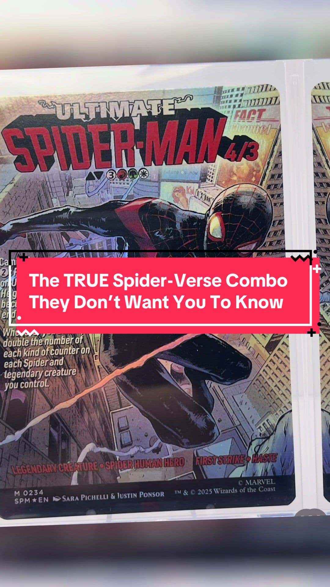 Secret MTG Tech: How to Fill the Board 😏. Secret move to fill the table (wink wink 😏)
Play Ultimate Spider-Man + Miles Morales…
add Soulbo
