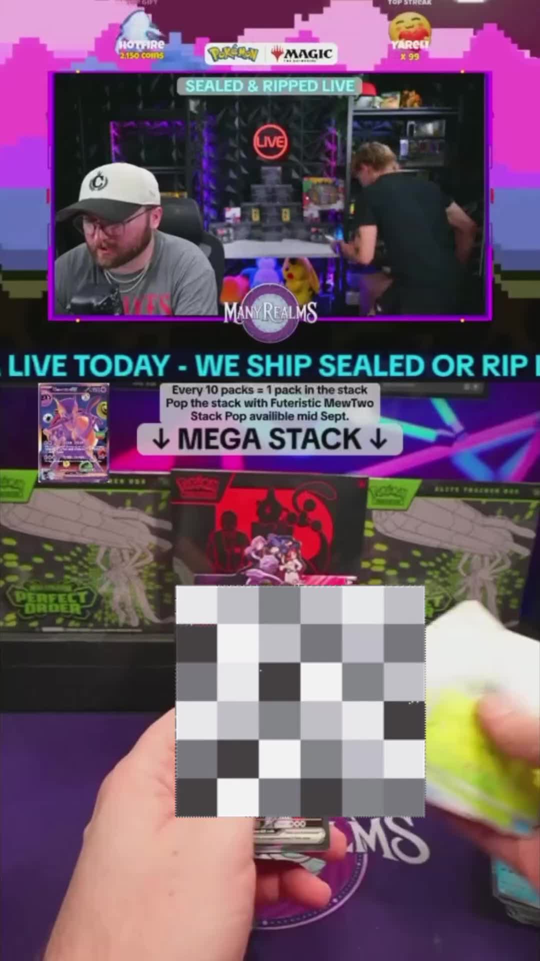 NO WAY 😱 You have to see this insane card art! Are we sealing it or ripping it? #cardopening #manyrealmsgames #tradingcards #unboxing #card
