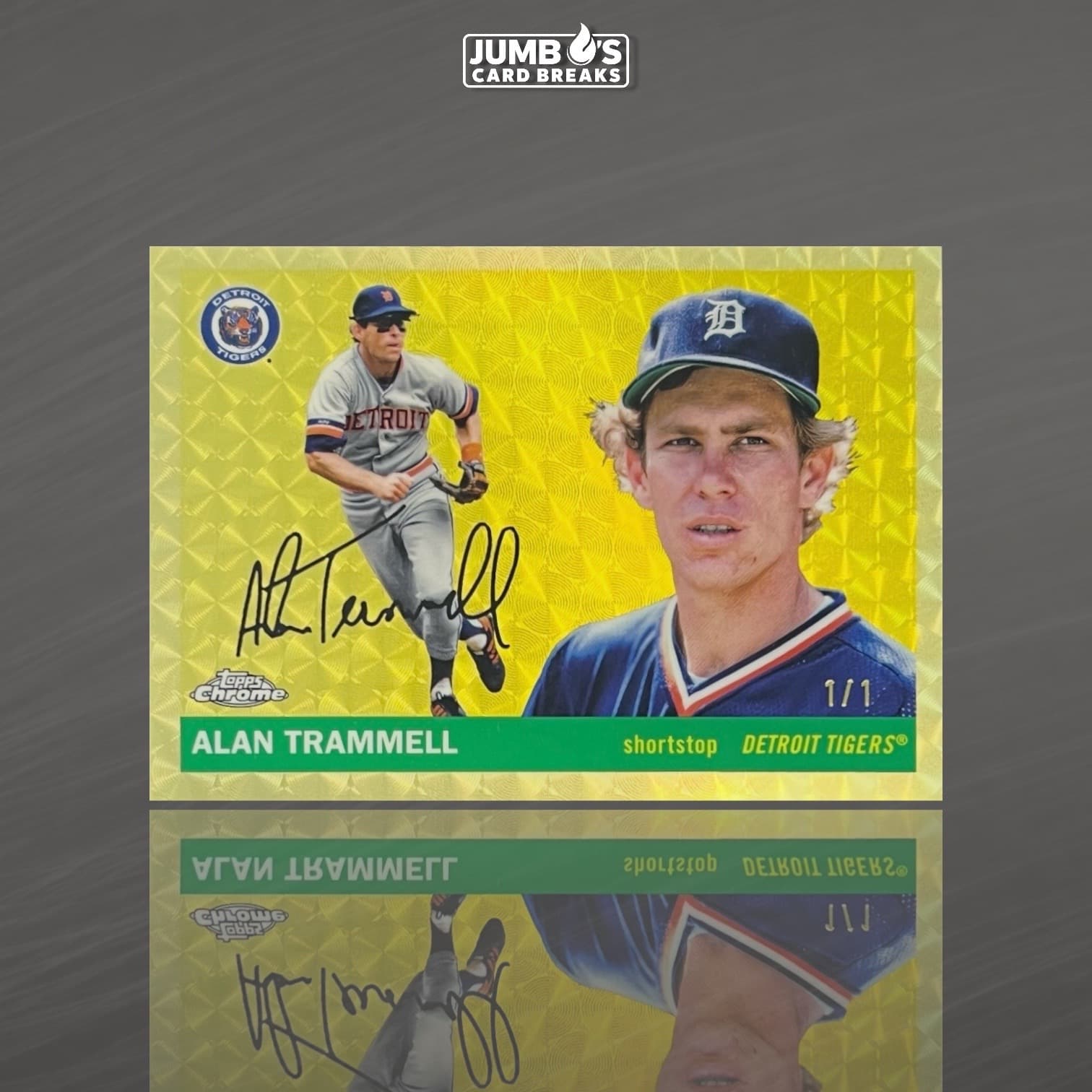 Another Chrome Platty rip, another Superfractor! 🤩 Conner with this sweet Tigers’ legend pull! 🔥 Come chase a super with us today! #Sports