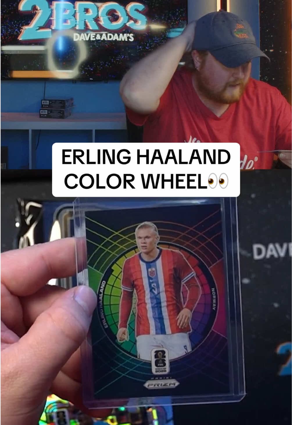 Let’s go Haaland🗣️🗣️ Pulled out of Panini Prizm FIFA World Cup👀🙌🤯 @dacardworld @Panini America #haaland #worldcup #fifa #norway #panini