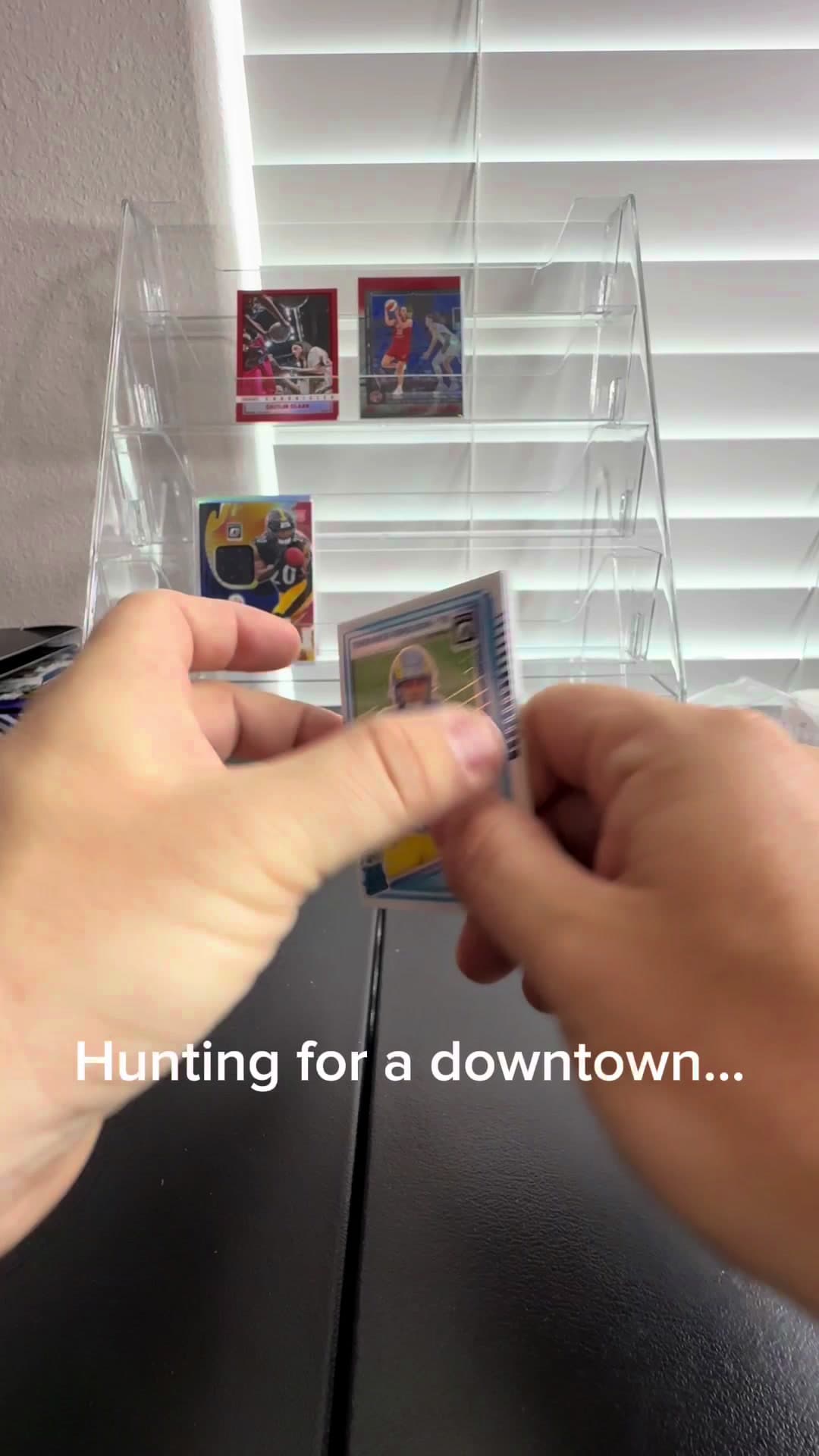 Hunting for the Downtown... 🏈 #footballcards #NFLDraft #downtown #panini