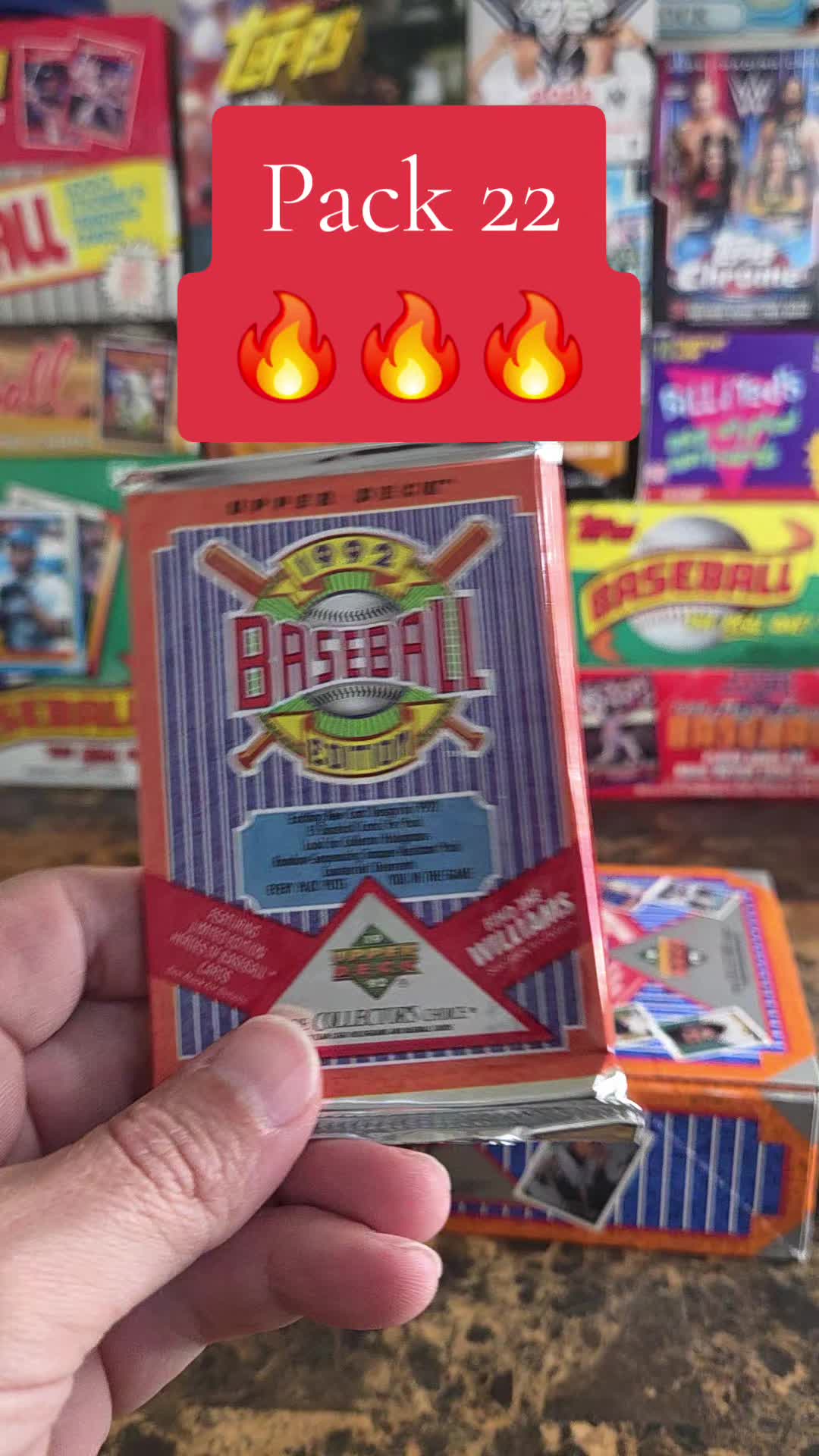 1992, UpperDeck,Baseball, Packopening, Fyp #MLB #thehobby #baseballcards #packopening #fyp