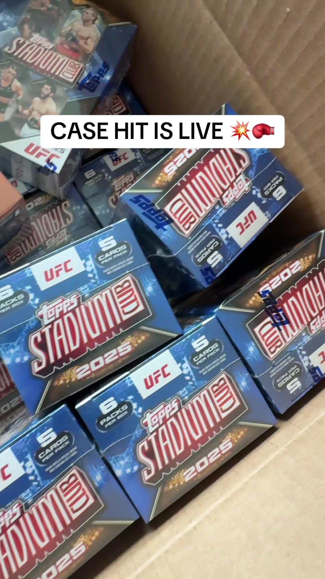 The new Topps Stadium Club UFC has been an awesome rip! I’m live everyday/night + you can always find everything in the shop on my profile