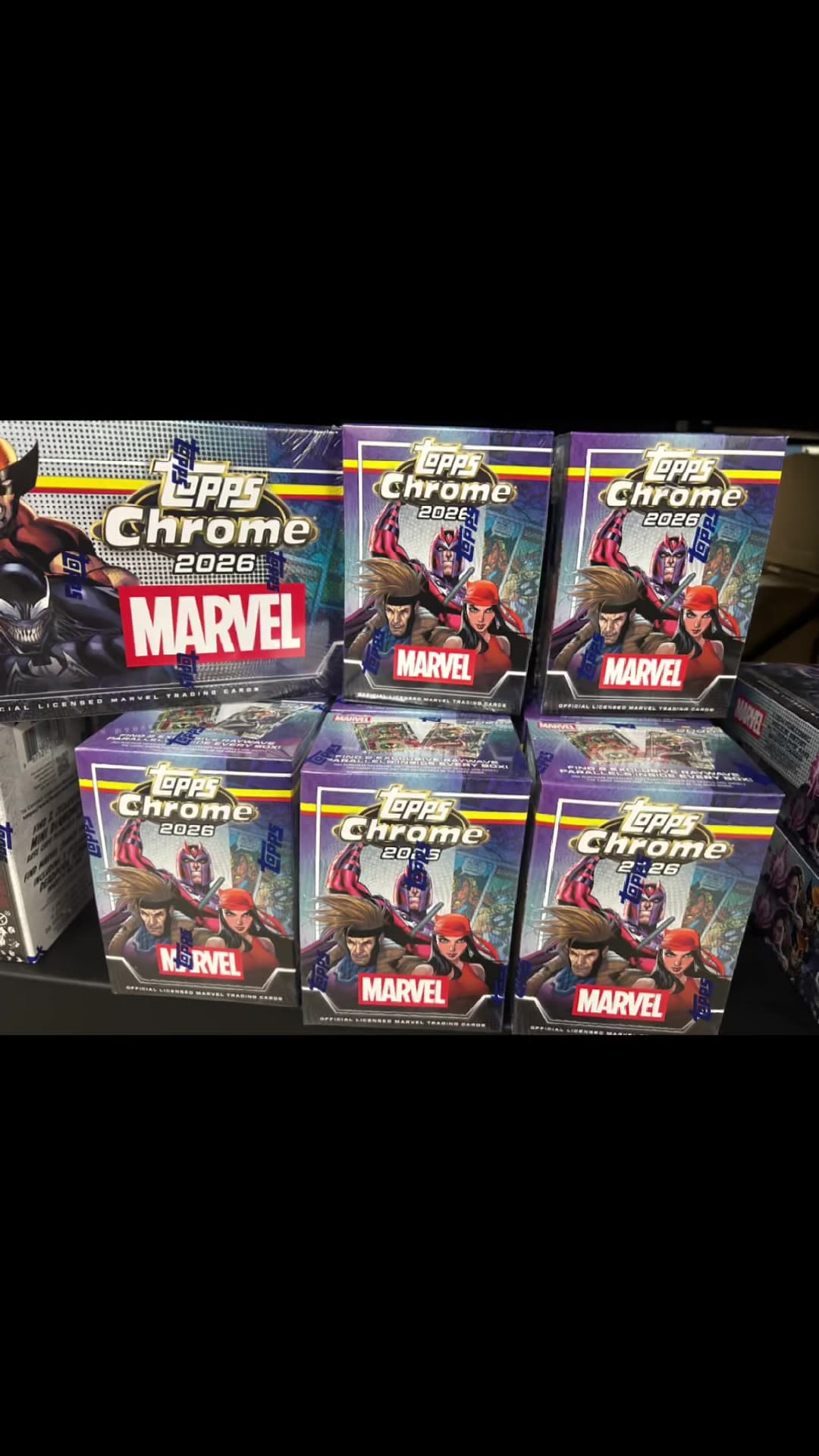 Marvel blasters and hobby boxes are back in stock! Do not wait! We flew right through them last time! So head over to our live right! #theho