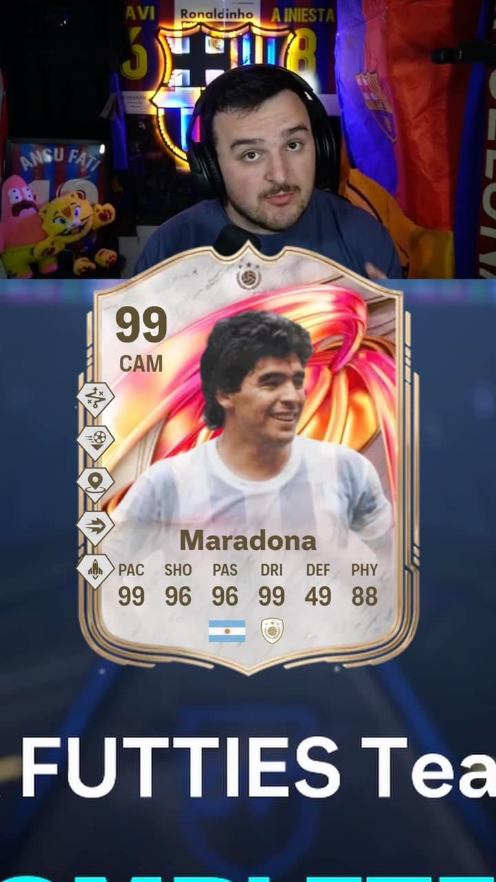 👀 THE ONLY WAY TO PACK 99 RONALDINHO AND MARADONA! 🇧🇷🔥 #fc26 #futties #packopening