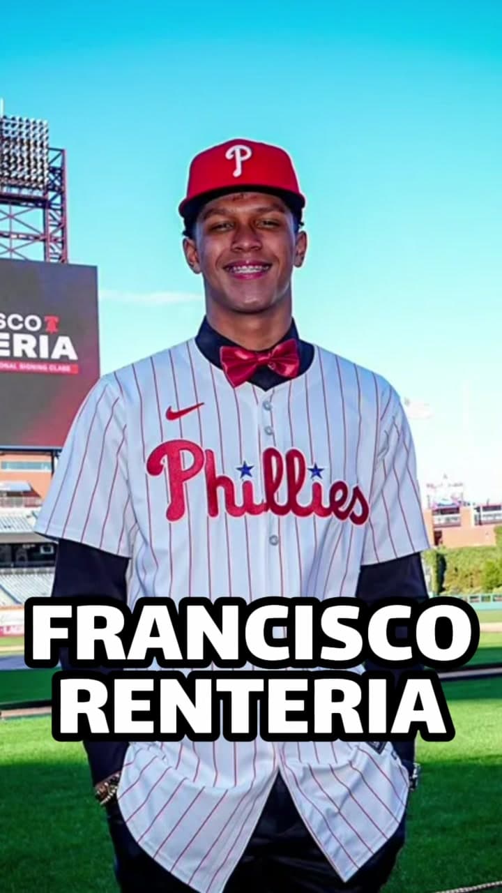 Keep an EYE out for these TWO PROSPECTS in 2026 BOWMAN CHROME Francisco Renteria signed with the Phillies for $4 million as the No. 3 inter