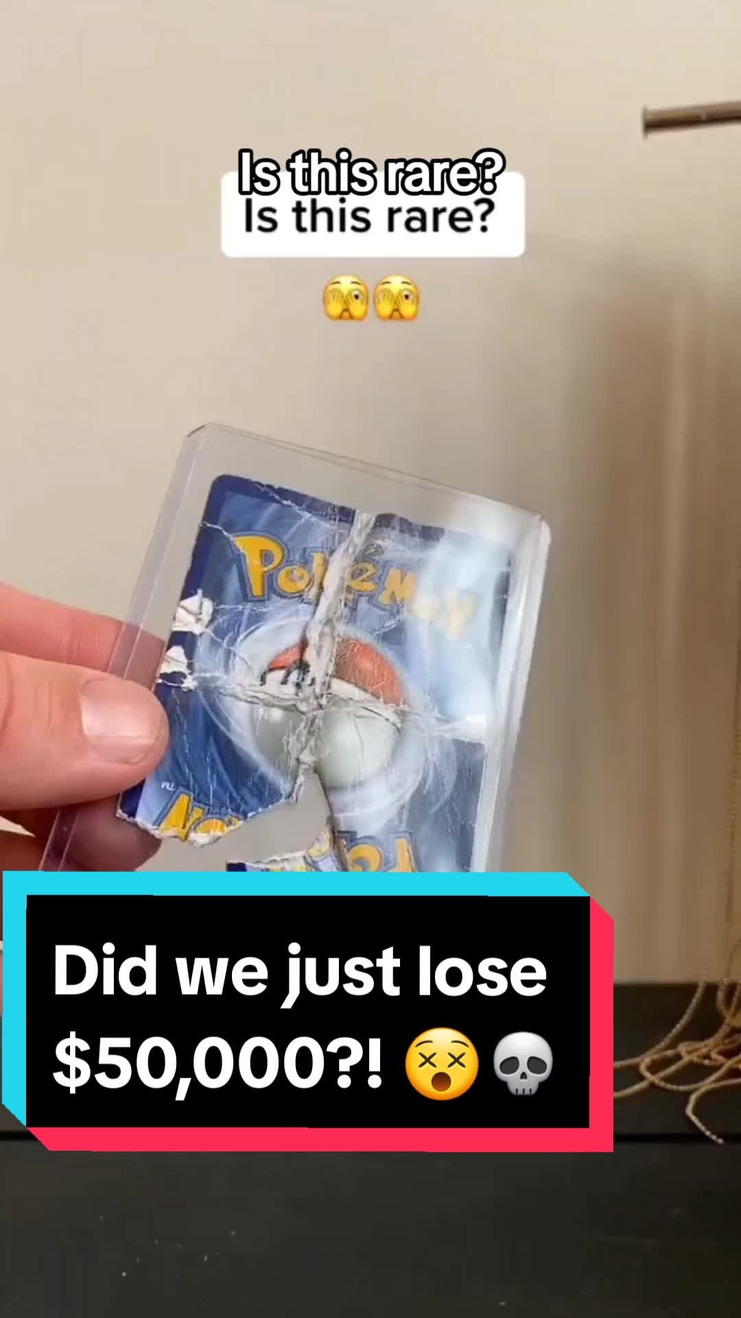 Charizard Base Set Shadowless 1st Edition did we just minus $50,000 or more dollars?! #pokemoncards #pokemontcg #charizard #fyp