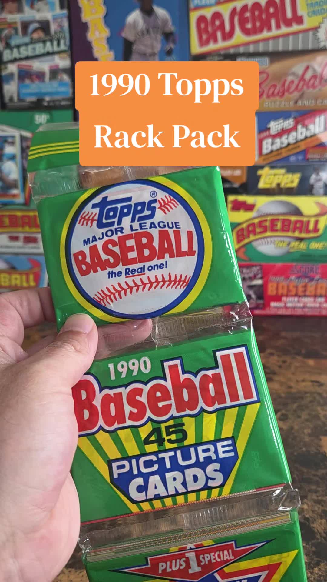 1990, Topps, Baseball, Rackpack, Packopening, Fyp #thehobby #baseballcards #junkwax #MLB #fyp