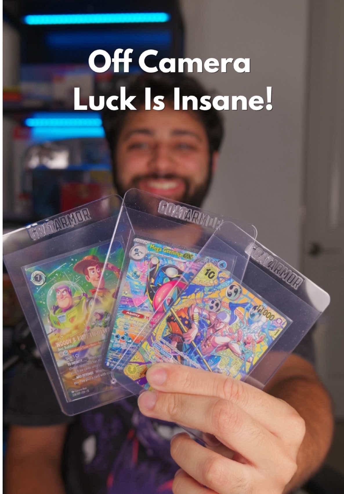 I never believed in off camera luck until recently. I pulled top chases across Pokemon, Disney Lorcana and One Piece all off camera! #disne
