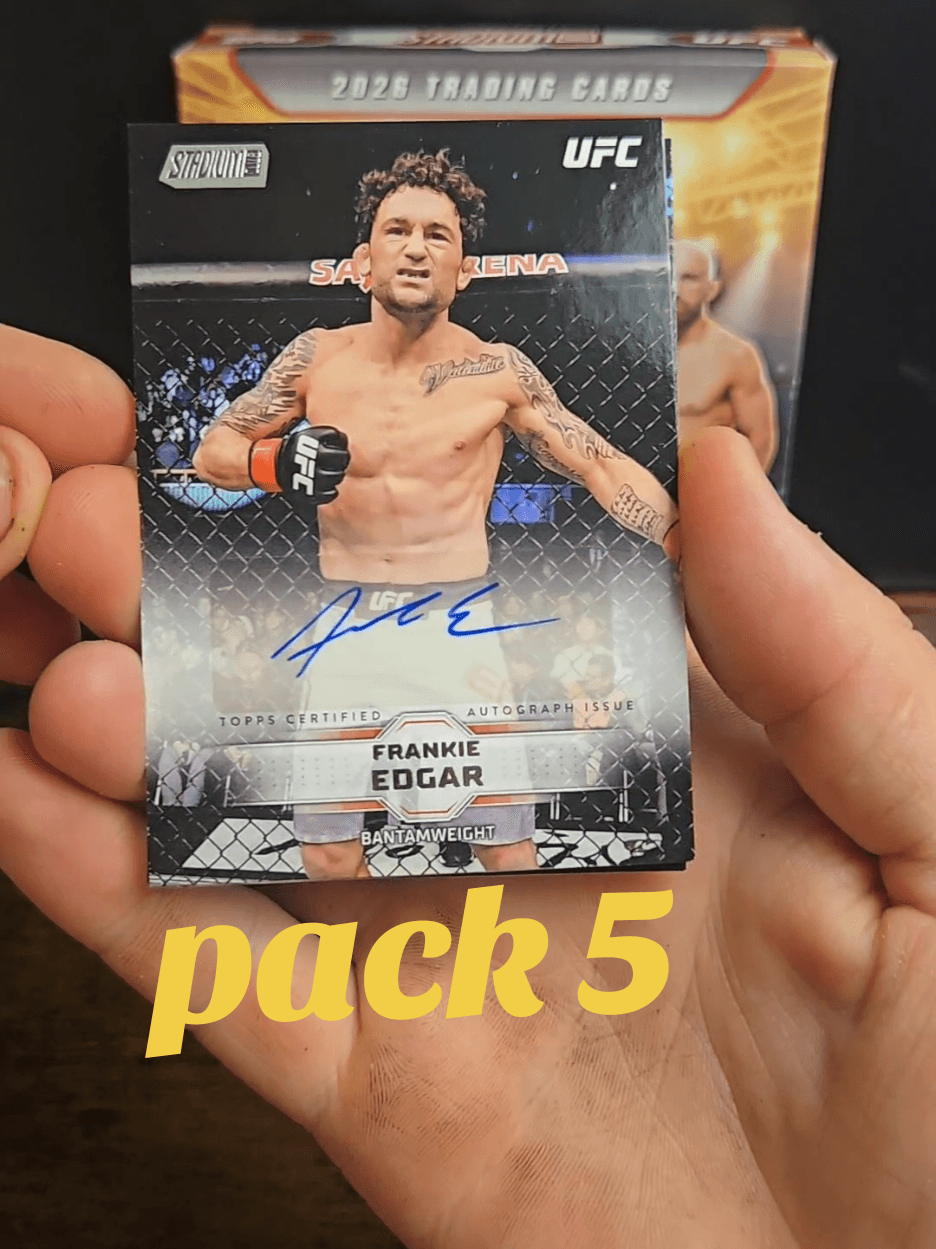 Today we are opening 2026 TOPPS STADIUM CLUB UFC in chase of that case hit!!! Lets goooo!!#tradingcards #toppscards #cardcollector #ufc #sta