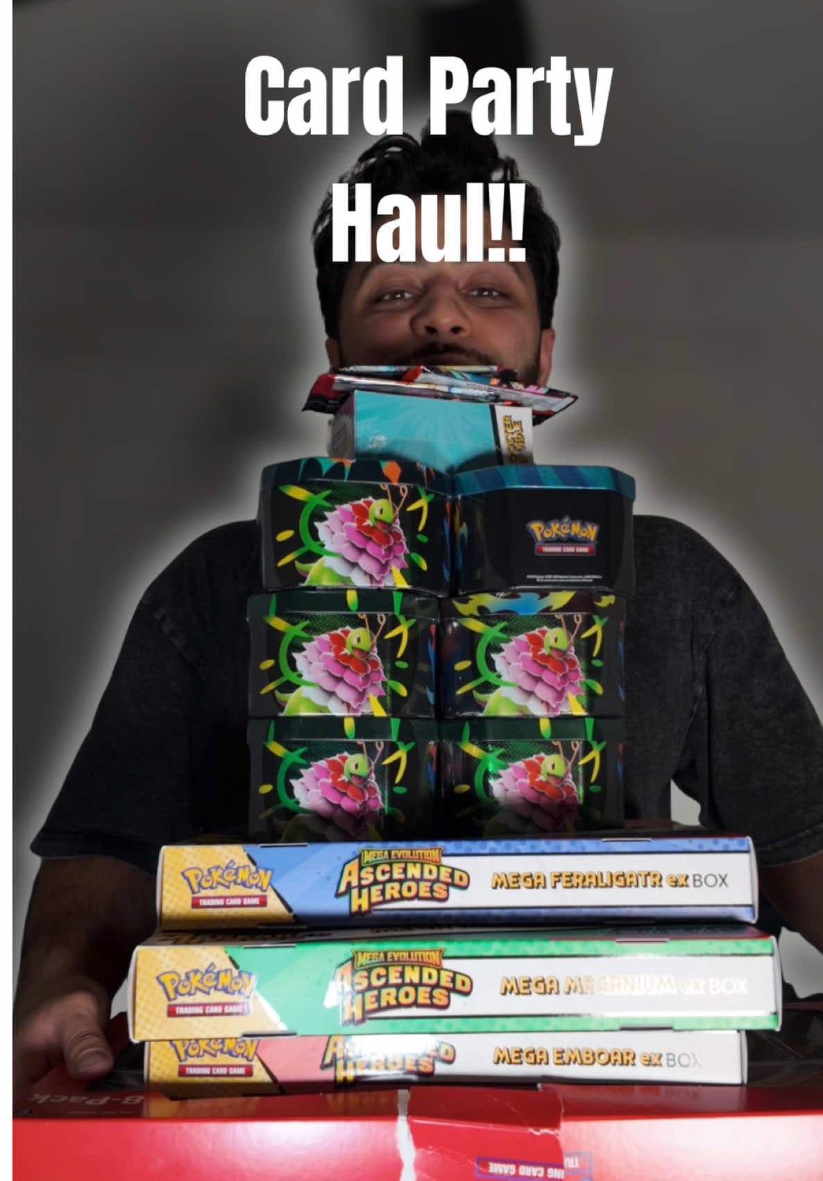 Did I make a mistake picking up these boxes from @Card Party Dallas?? Really excited to open up the Ascended heroes packs! #ascendedheroes #