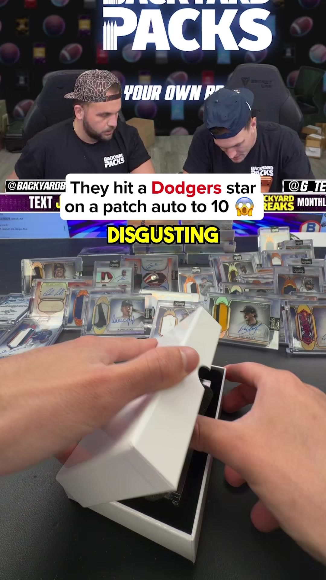 They kept begging for the great one before the Dodgers star got revealed π Then Yoshinobu Yamamoto showed up on a $6K+ patch auto to 10. Fo