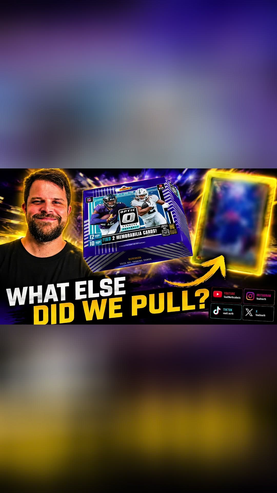 Ripping 2025 Donruss Optic Football Hobby 🏈👀 Rated Rookies, numbered color, an auto, and the Downtown chase. 🎯 Would you rip one at curre