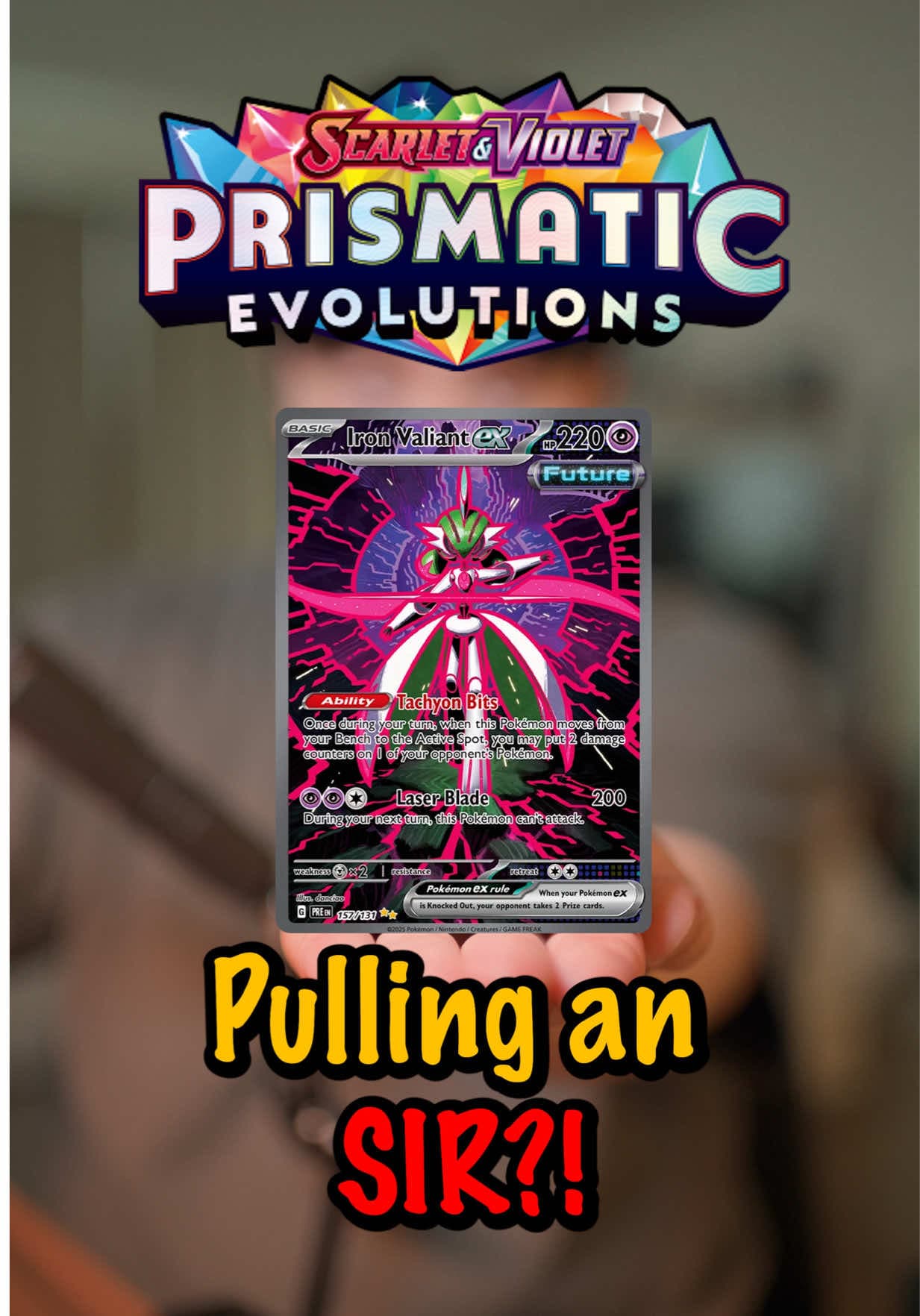 Opening a Prismatic Evolution Booster Bundle! (SIR PULLED)
•
@Pokémon Company Int’l
@Pokémon/ポケモン【公式】
•
#prismaticevolutions
#pokemoncard