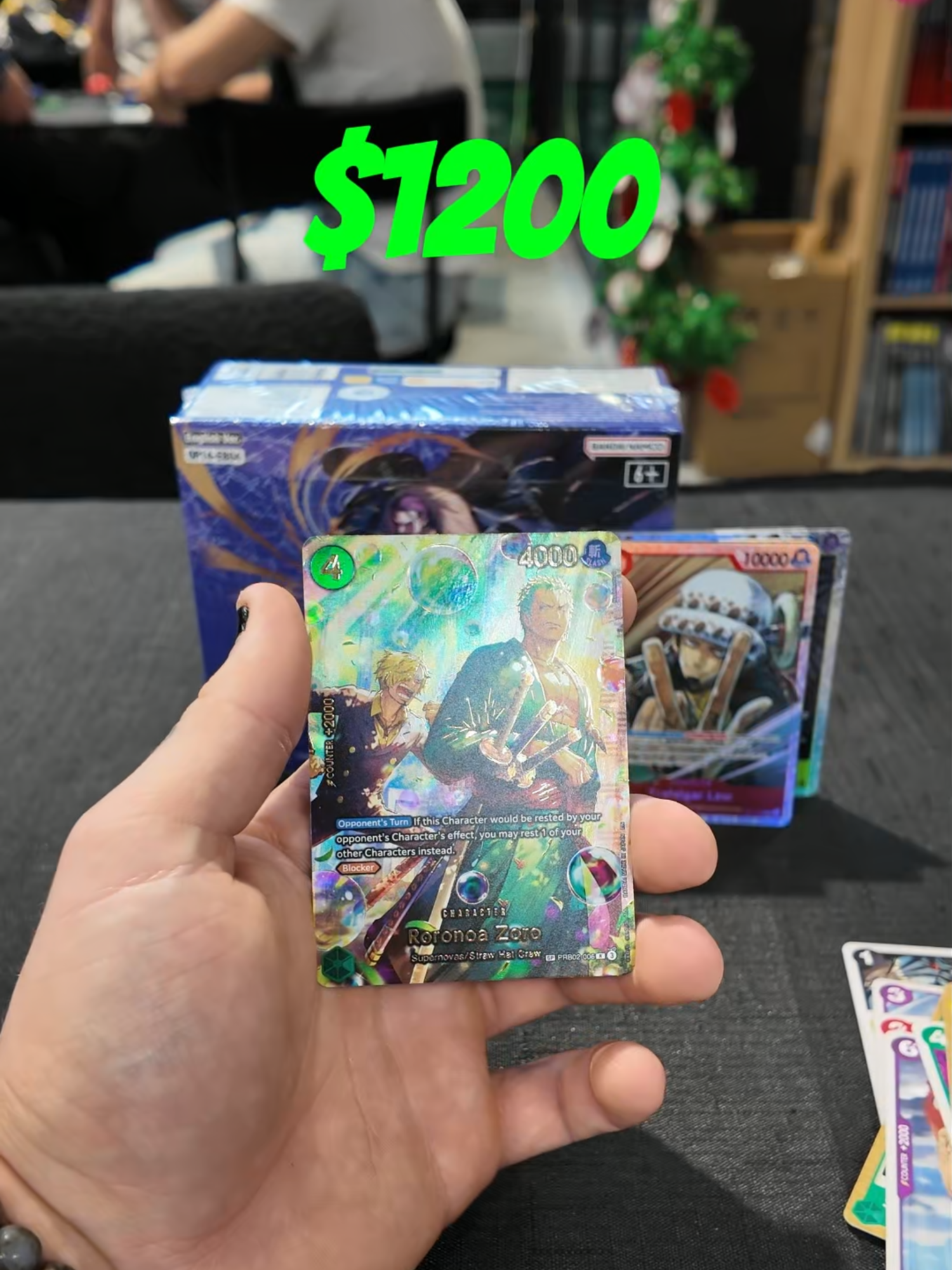 One Piece OP-14 Booster Box Episode 65!! ZORO SP!!
Opening our Fist Box of One Piece OP14!! Box is loaded with Hits and beautiful cards! bo
