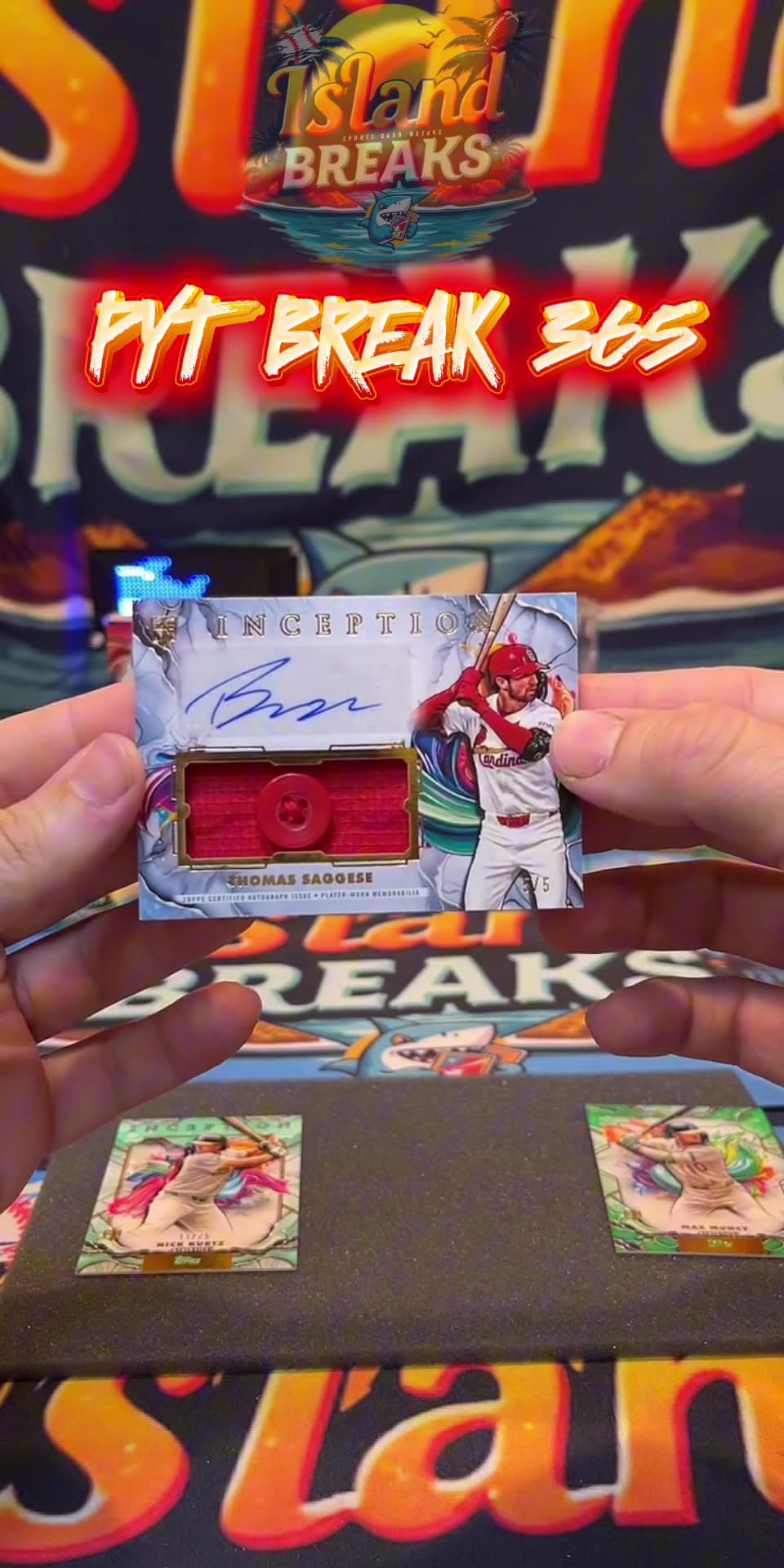 PYT BREAK 365 in the books! Our first look at the brand new 2025 Topps Inception Baseball hobby boxes π₯ππΌ #cardbreaks #baseballcards #top