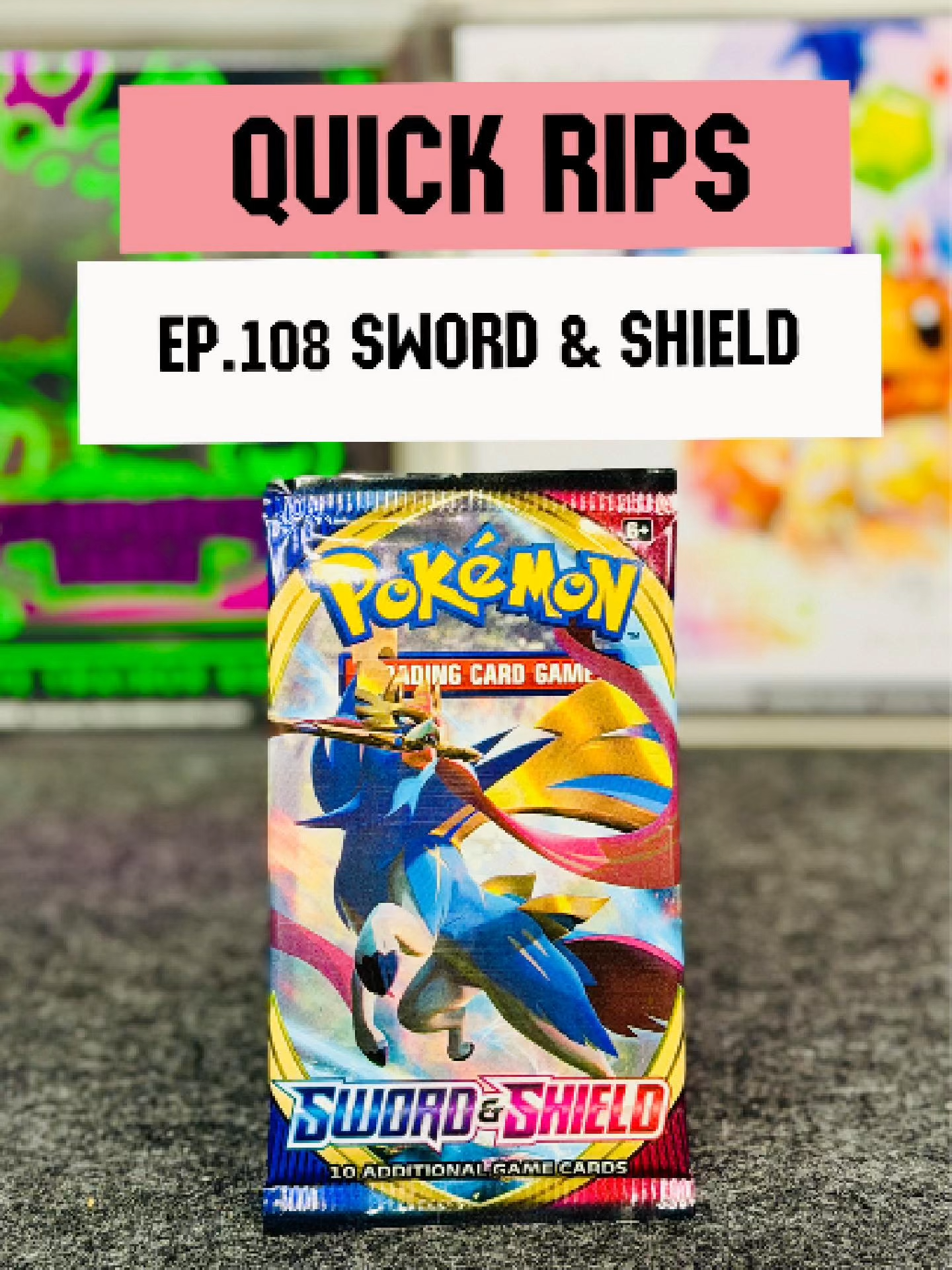 Quick Rips Ep108 – Sword & Shield ⚔️🛡️ Taking it back to the start of the era 👀 #PokemonCards #PokemonTCG #Reels #PokemonReels #sworda
