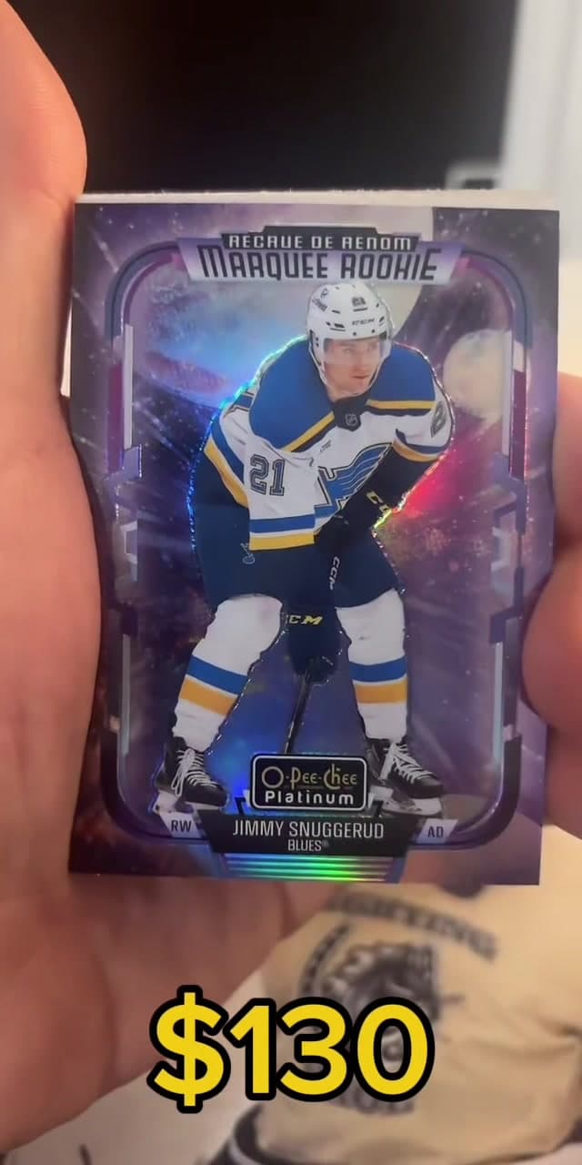 Big rookie hit as we wrap 2025-26 O-Pee-Chee Platinum!!! #fyp #upperdeck #upperdeckhockey #hockeycards #hockeycardopening