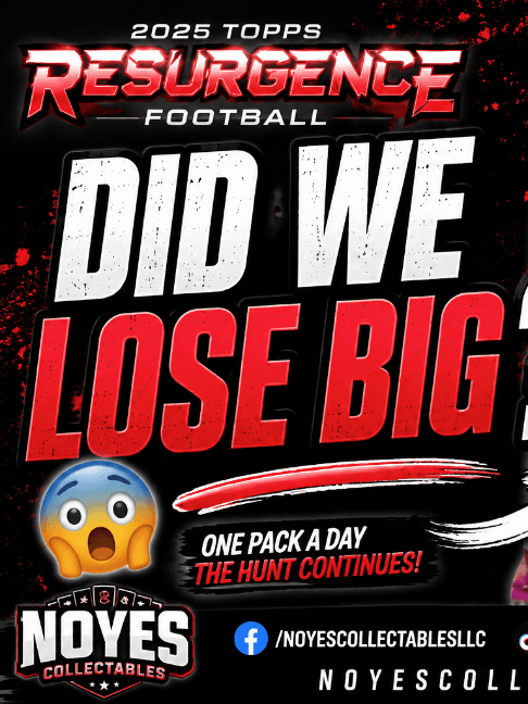 DID WE LOSE BIG ON THIS PACK? 👀 Day 8 of the 2025 Topps Resurgence Football opening series! Not every pack is going to have a numbered card