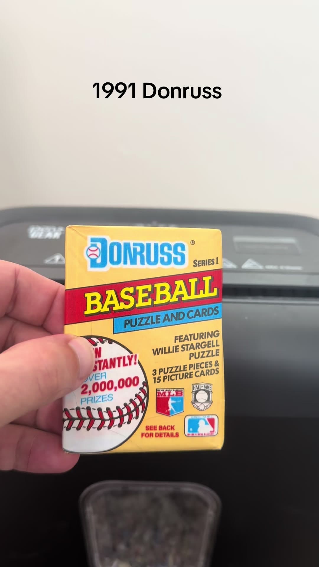 Ripping 1991 Donruss Baseball Cards #donruss #cards #ripping #baseball #baseballcards