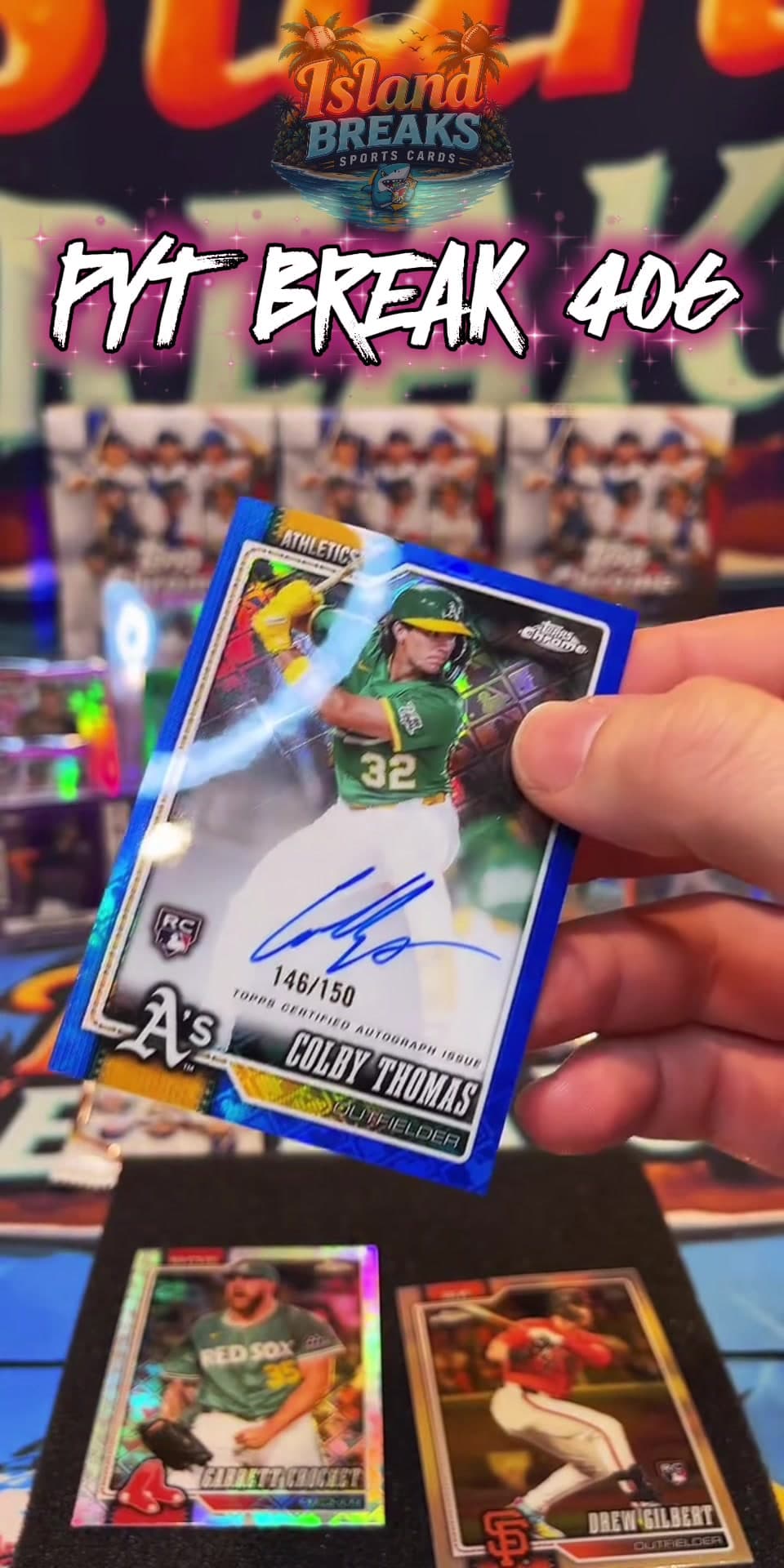 PYT BREAK 406 in the books! Our first look at 2026 Topps Chrome Logofractor edition boxes! Crazy cards π₯ππΌ #cardbreaks #toppsbaseball #ba