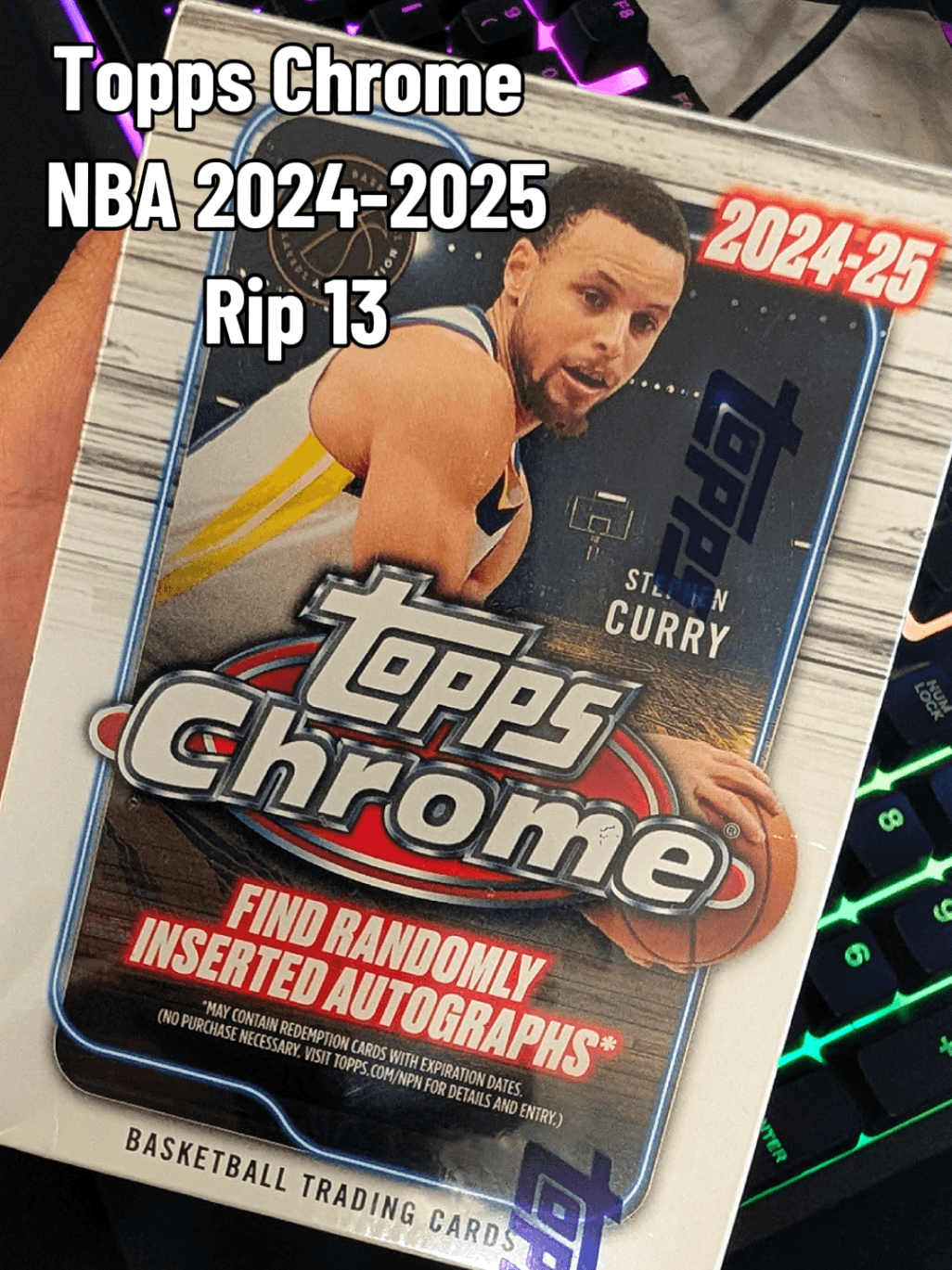 My first HIT! I THINK...😅 Topps Chrome NBA 2024-2025 Rip 13! #toppschrome #nbacards #victorwembanyama #hitbox #tradingcards