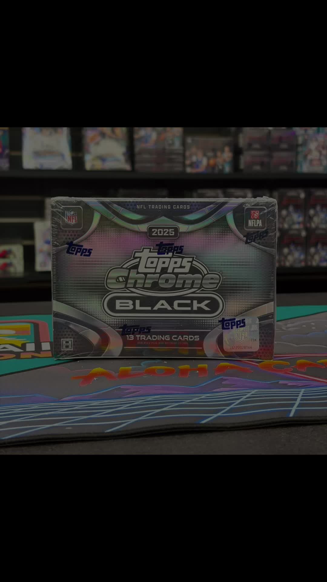 🏈🔥 The new Topps Chrome Black NFL is here! Chase stunning chrome cards, top rookies, and premium hits before they're gone.