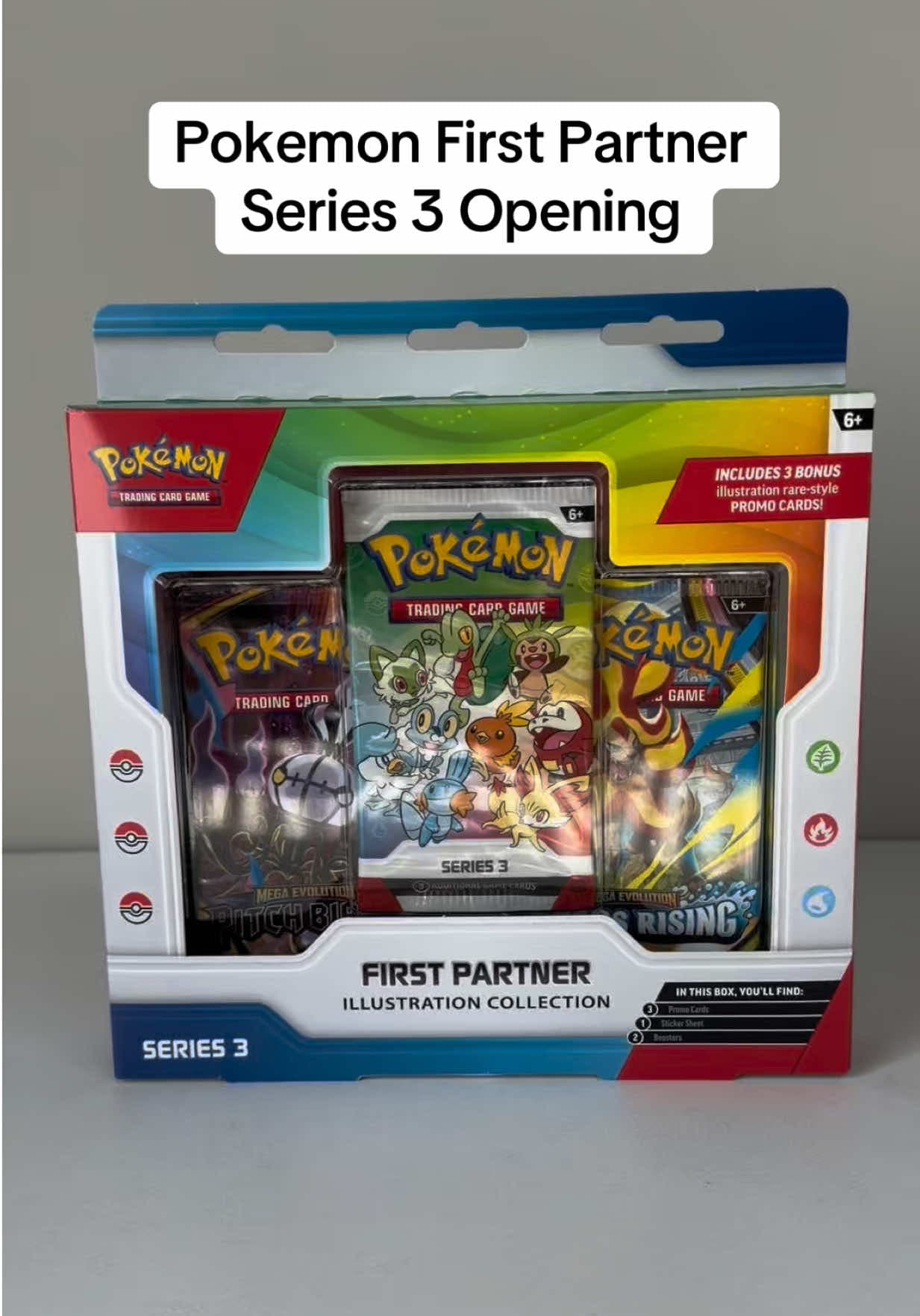 Pokémon First Partner Series 3! 🔥 Let’s crack this open and see what we get!⚡️ #Pokemon #PokemonTCG #PokemonCards #FirstPartner #PokemonOpe