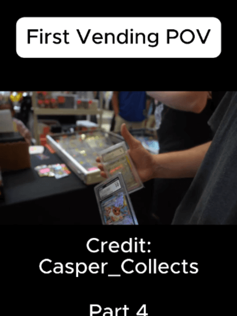 Vending POV
Credit:Casper Collects
#pokemon #pokemoncards #pokemontiktok #pokemoncommunity #pokemontcg #tcg #Vending #POV
