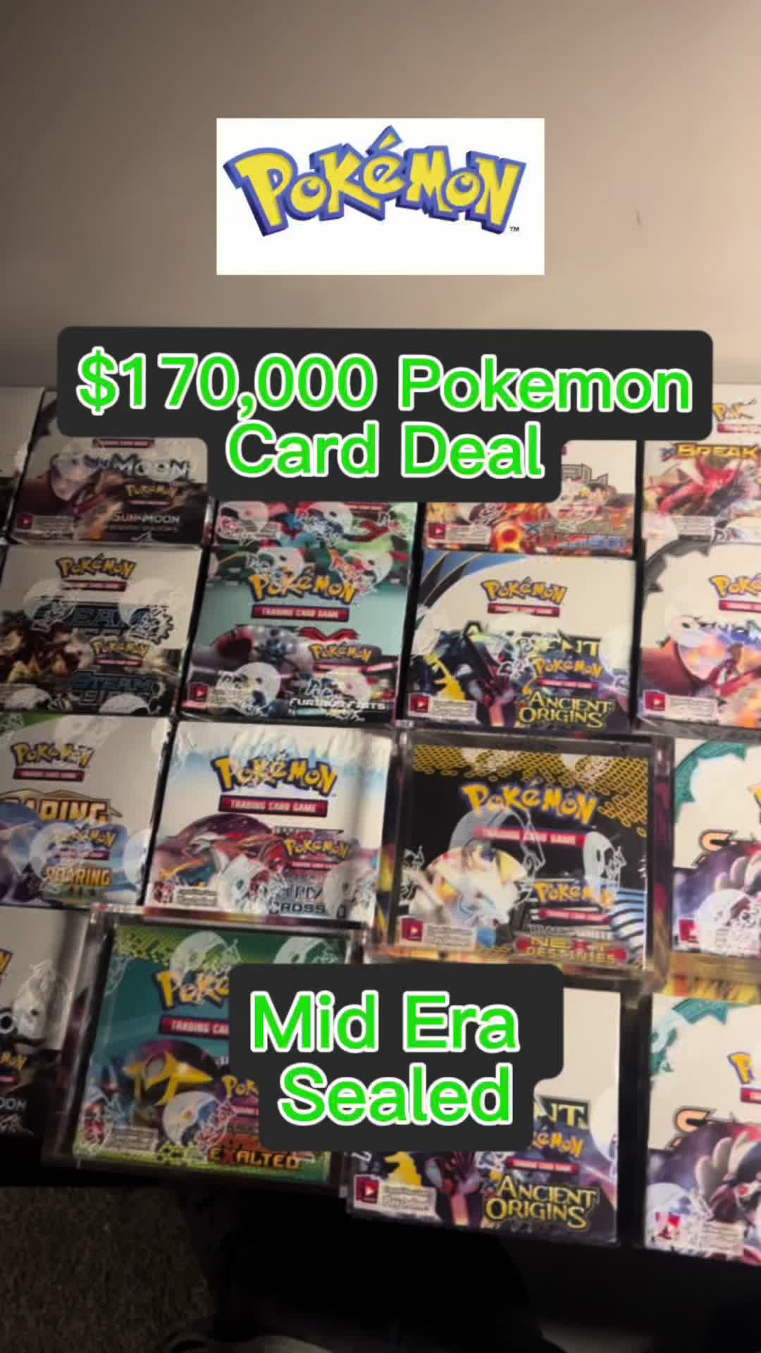 Absolutely massive sealed pokemon card collection- featuring almost completely mid era sets 📈📈
.
.
Nothing beats it🔥
.
#pokemoncards #pok