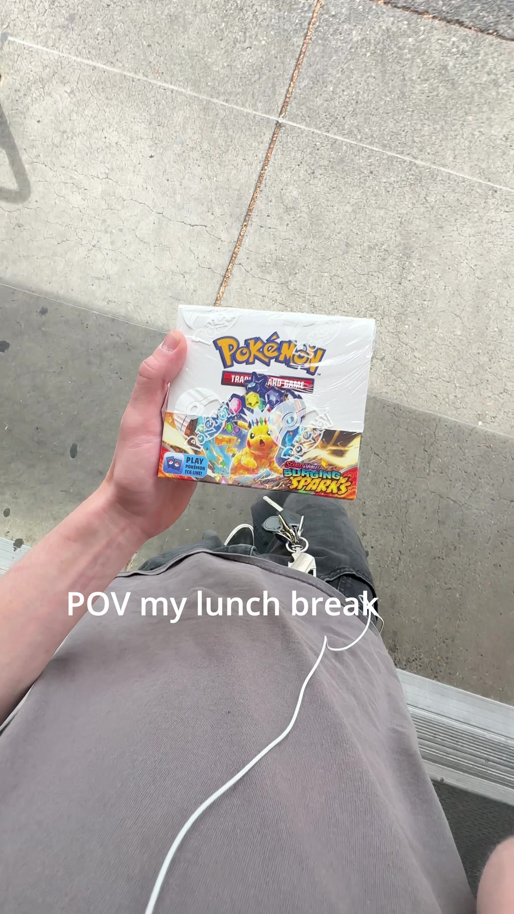 Surging Sparks box today! #pokemontcg